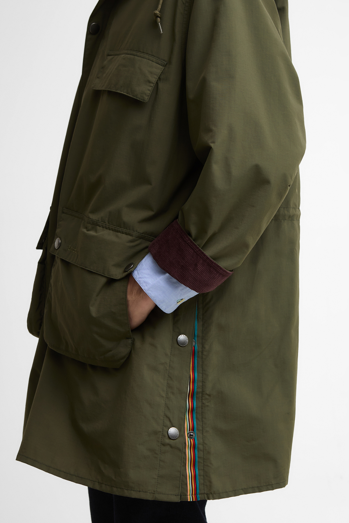 Barbour x Paul Smith Casual Parka OL52 Fern