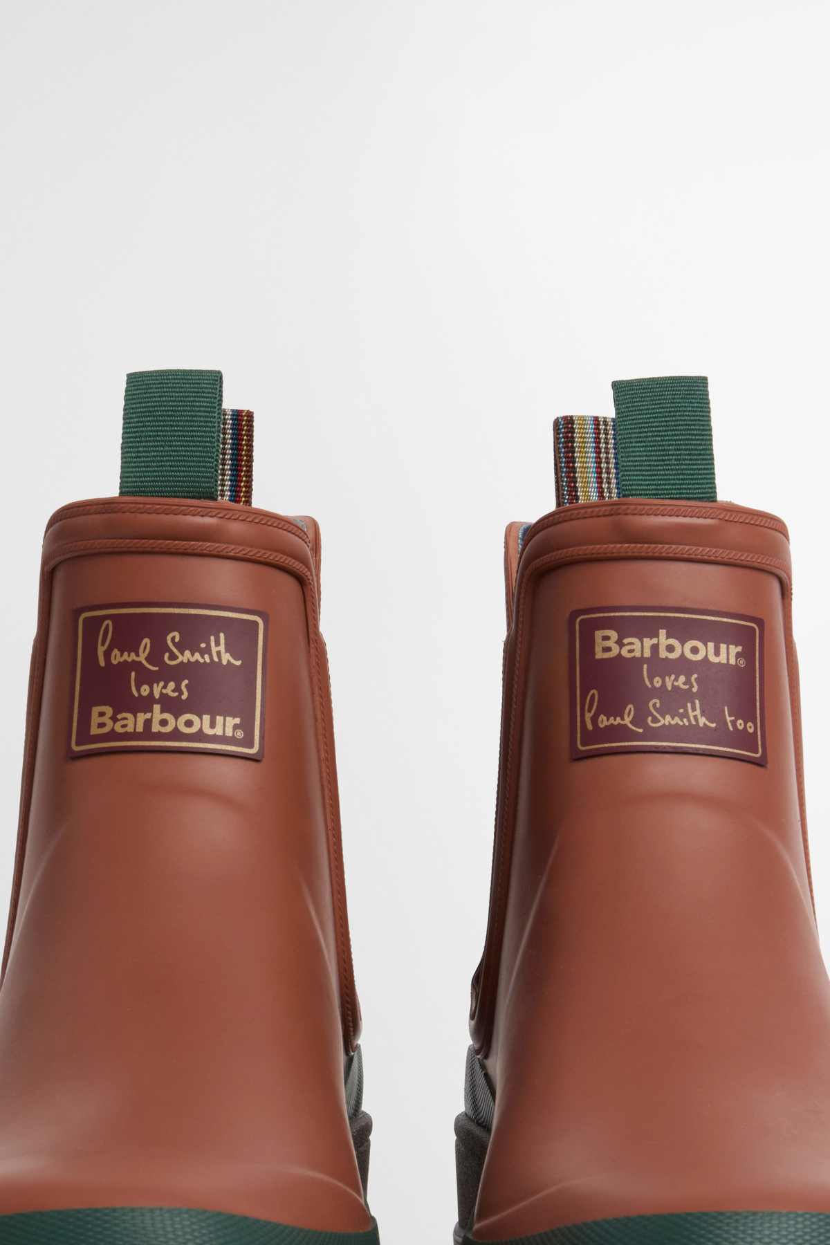 Barbour x Paul Smith Chelsea Bot BR71 Russet Brown
