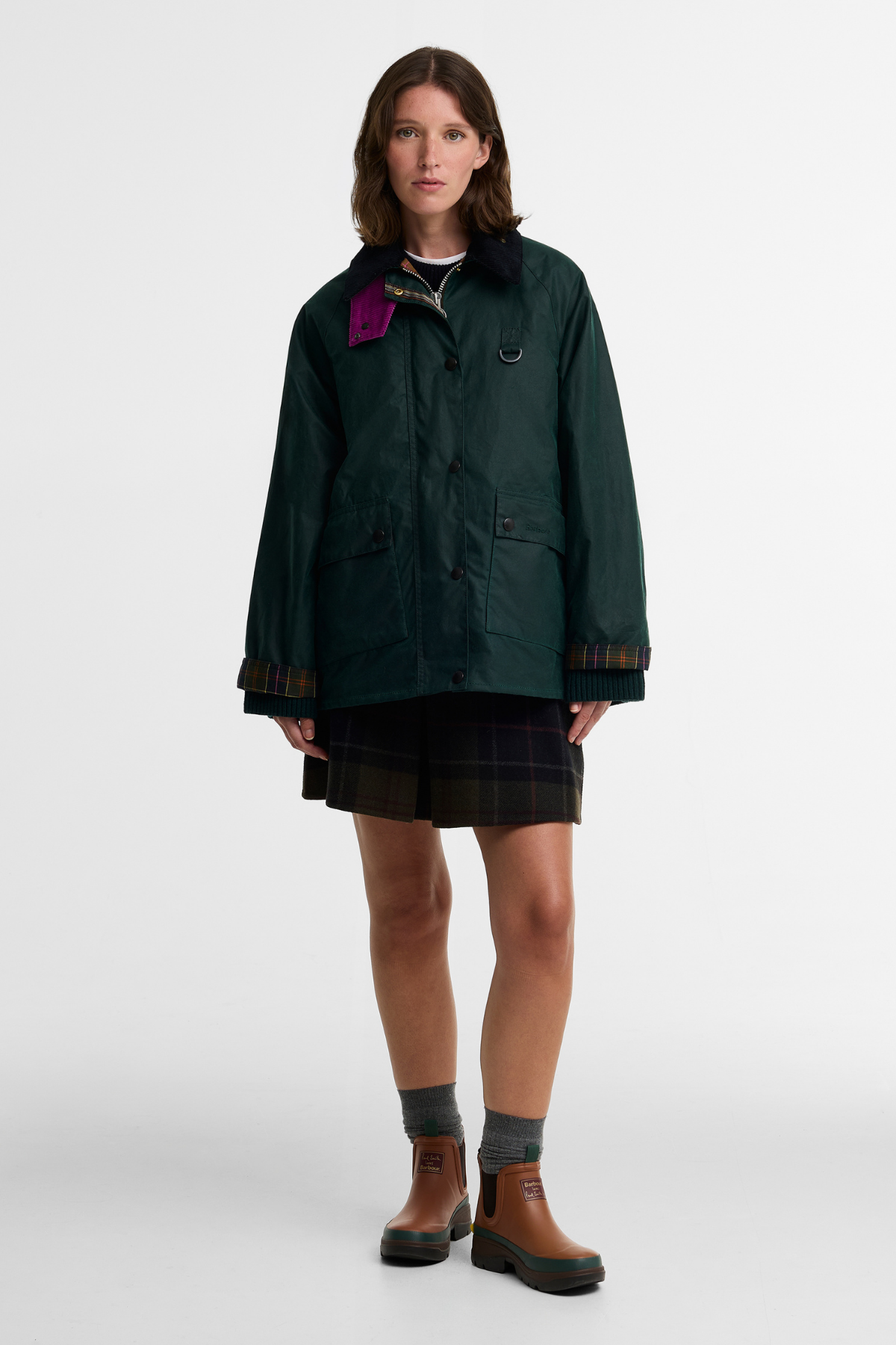 Barbour x Paul Smith Chelsea Bot BR71 Russet Brown