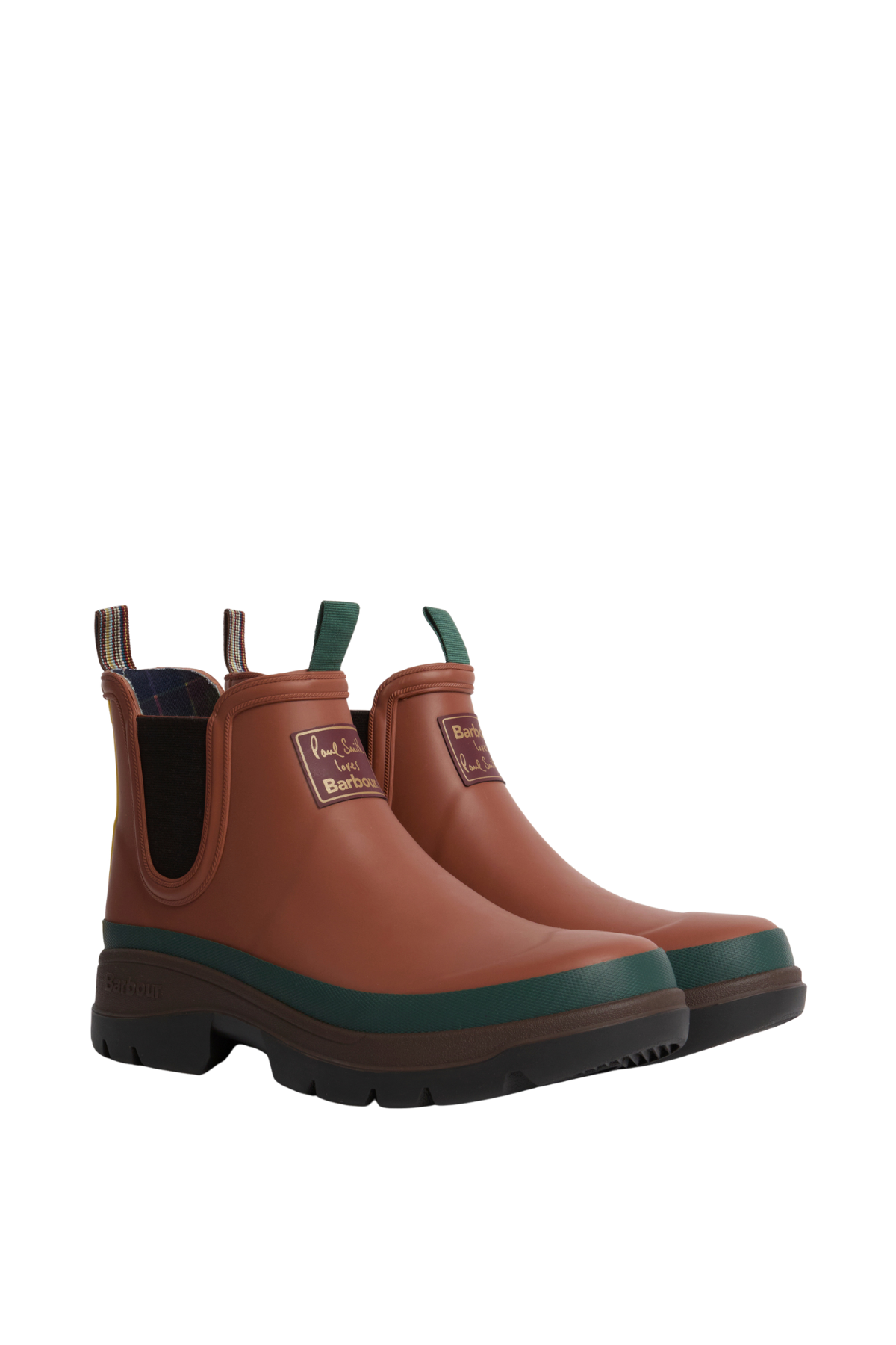 Barbour x Paul Smith Chelsea Bot BR71 Russet Brown