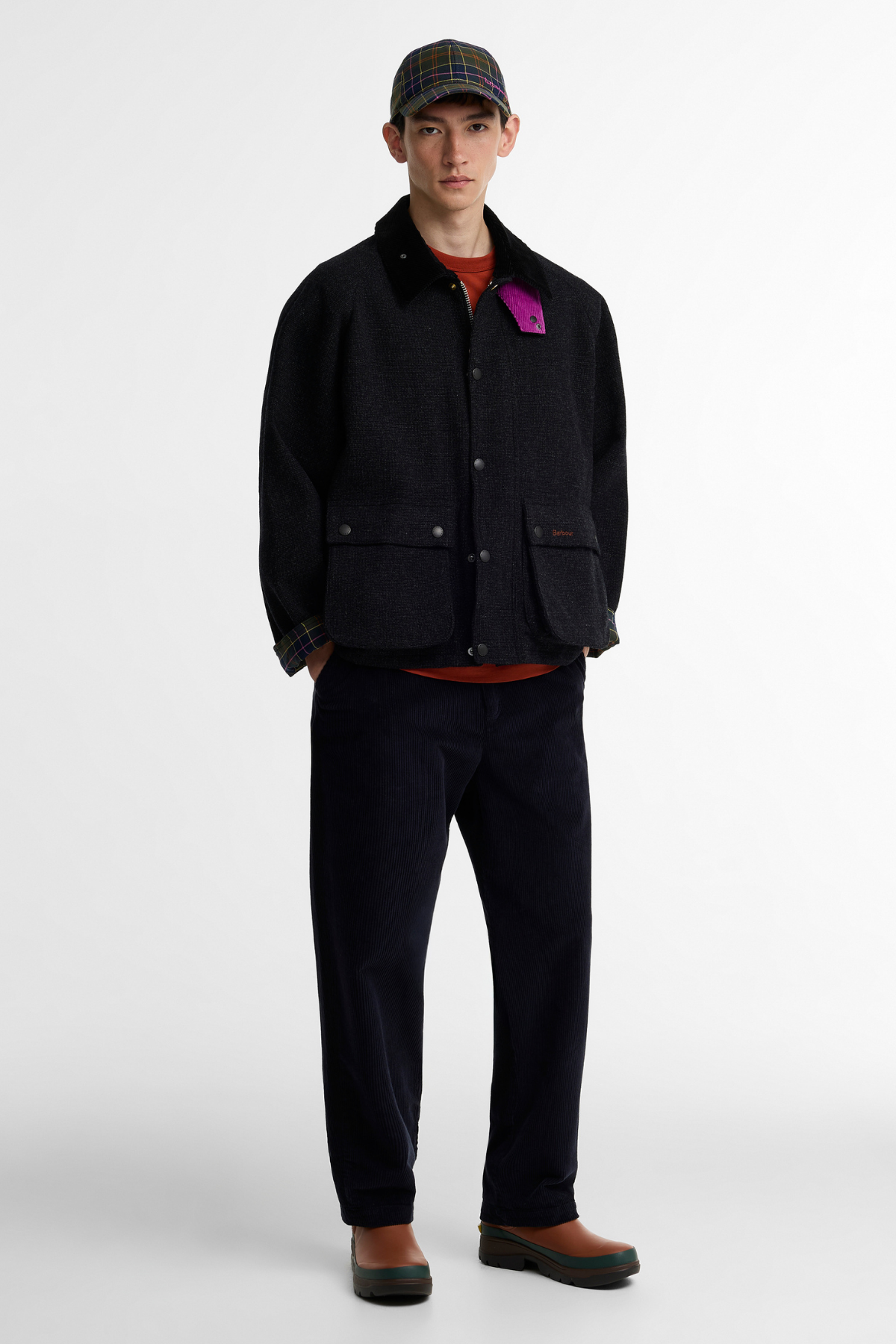 Barbour x Paul Smith Chelsea Bot BR71 Russet Brown
