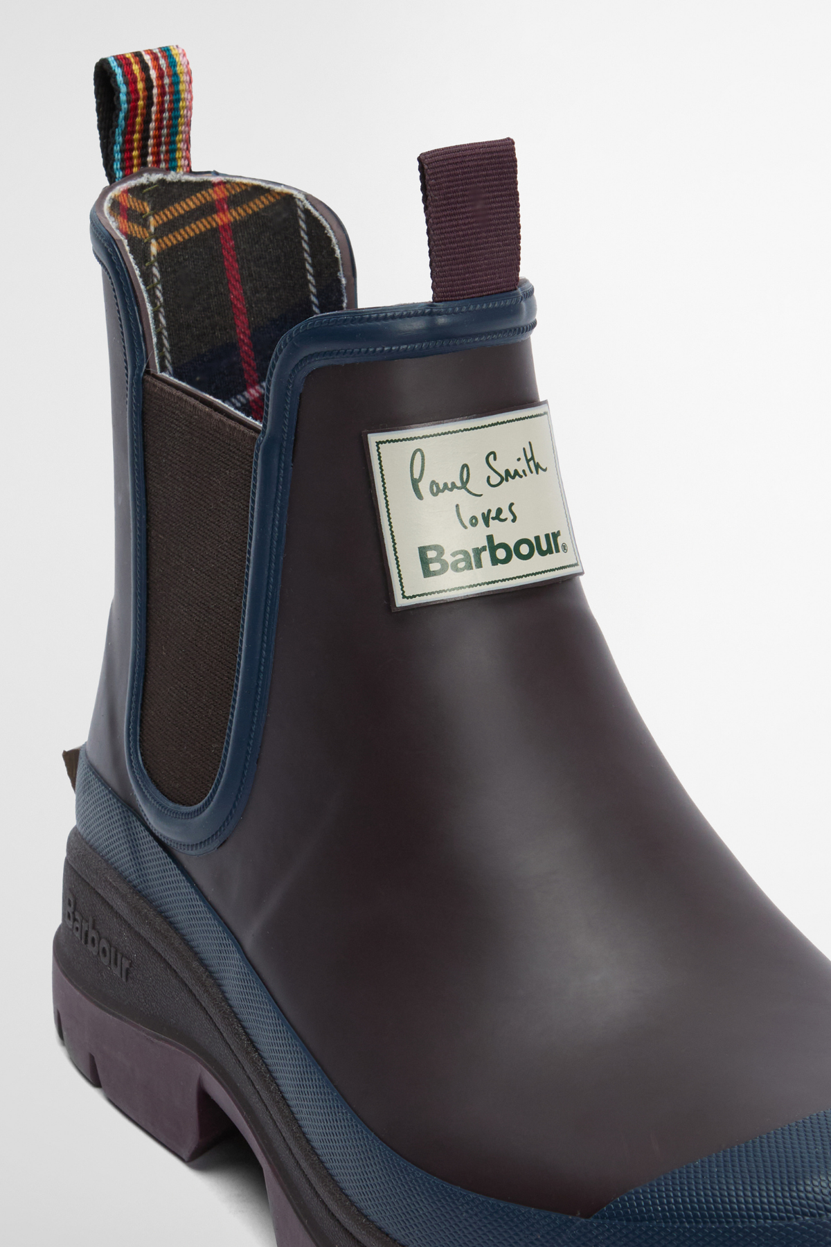 Barbour x Paul Smith Chelsea Welly Bot RU71 Rustıc