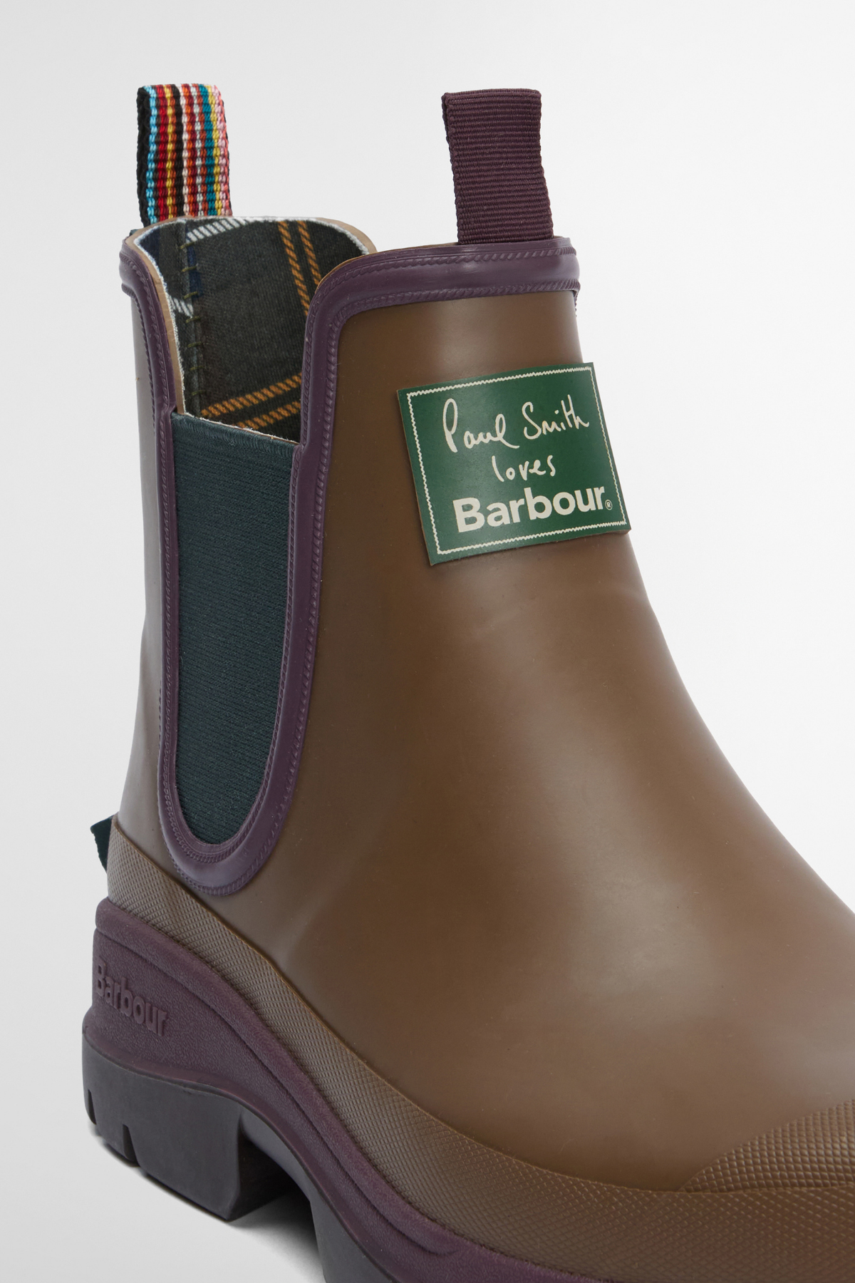 Barbour x Paul Smith Chelsea Welly Bot TA51 Tan