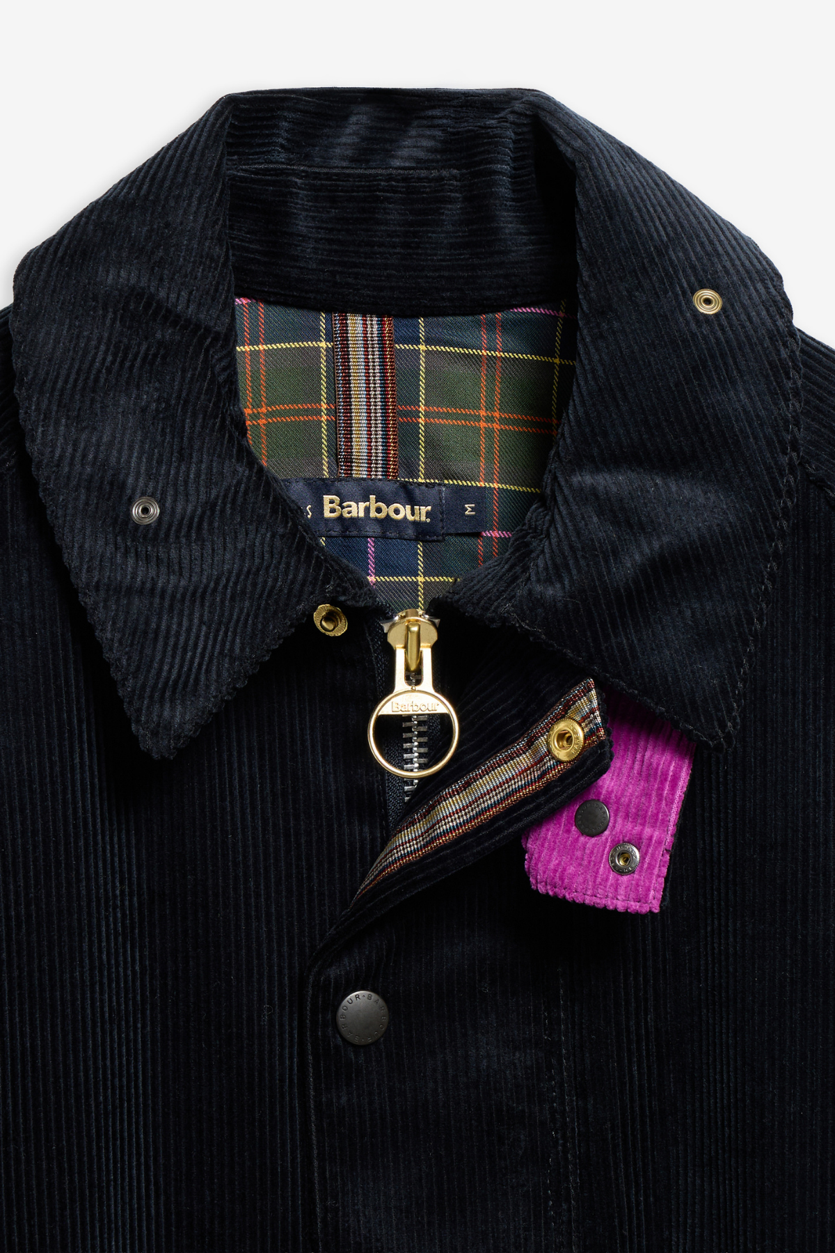 Barbour x Paul Smith Cord Beaufort Casual Ceket NY91 Dark Navy