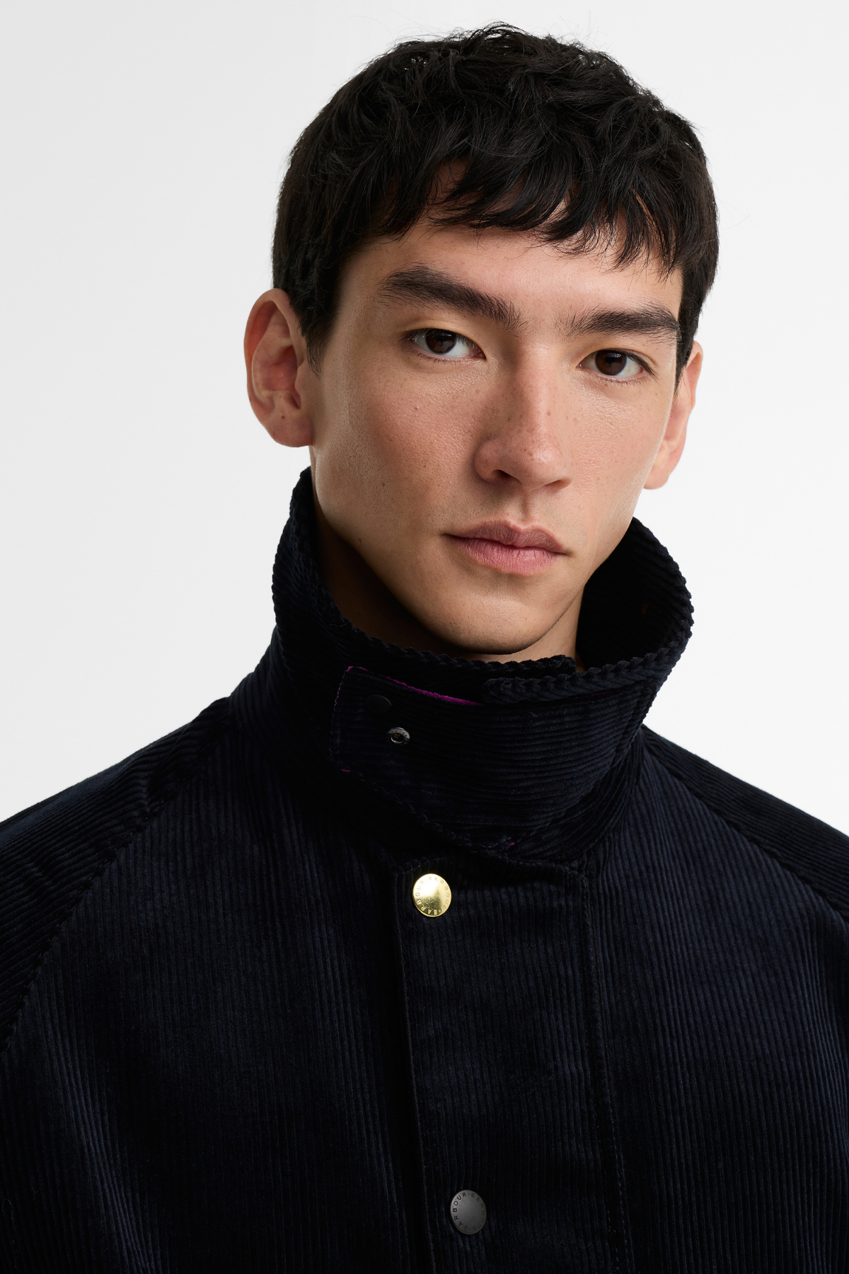 Barbour x Paul Smith Cord Beaufort Casual Ceket NY91 Dark Navy