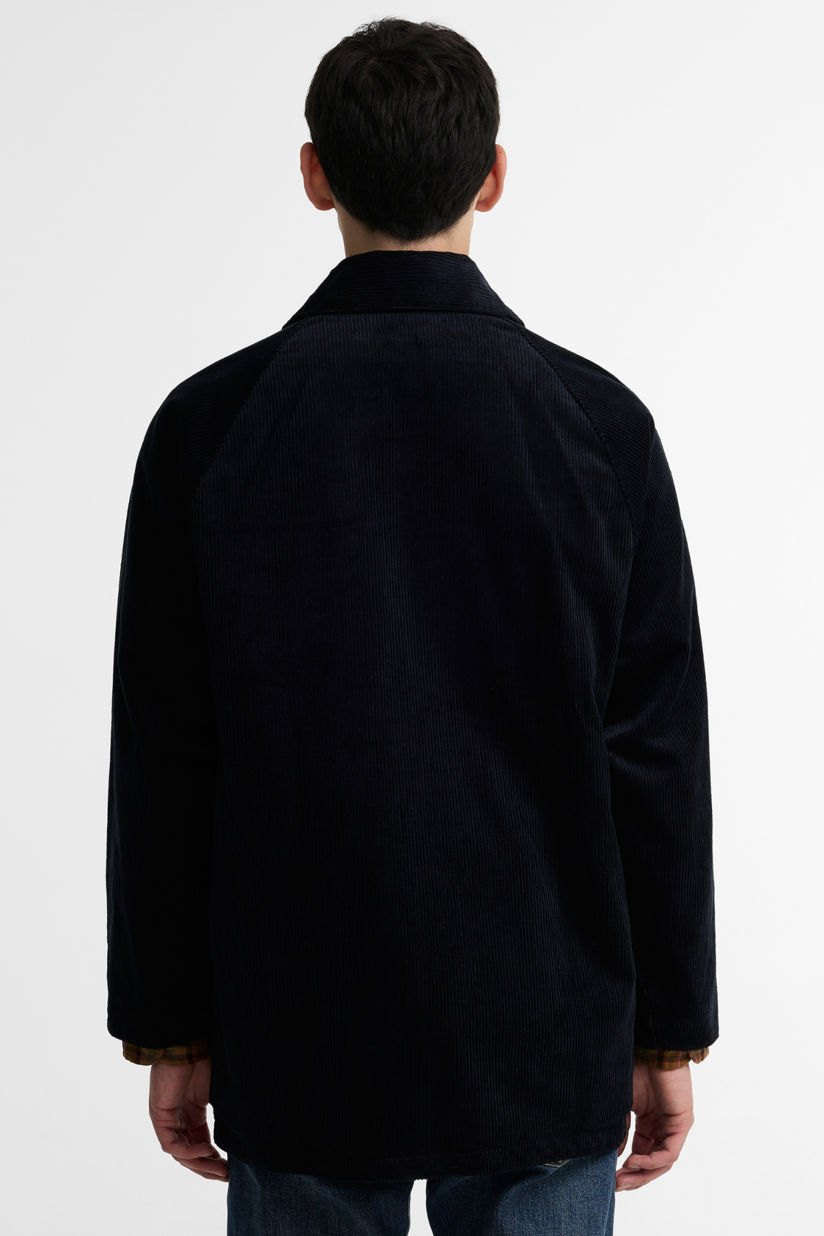 Barbour x Paul Smith Cord Beaufort Casual Ceket NY91 Dark Navy