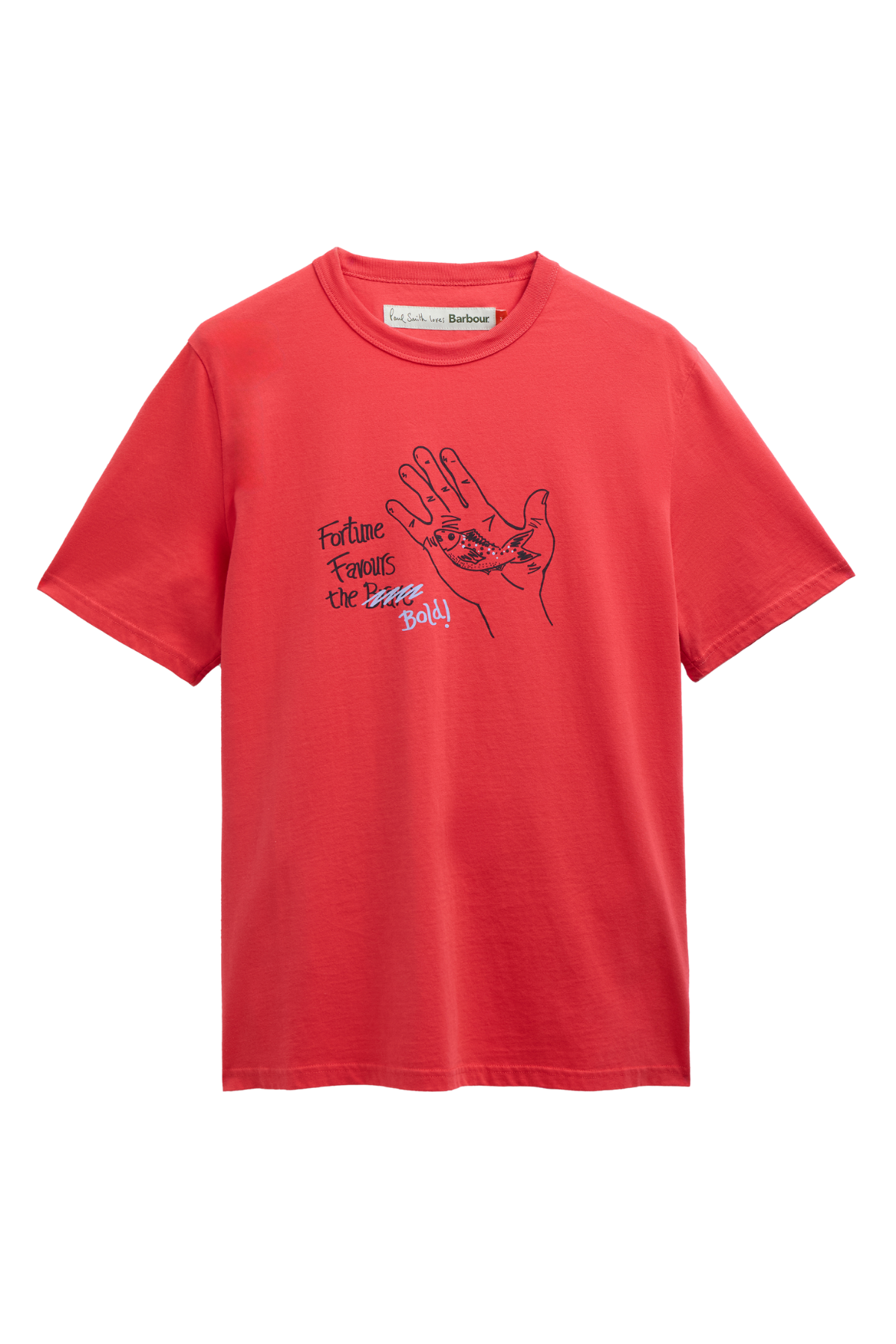Barbour X Paul Smith Fortune Graphic T-Shirt RE51 Winterberry