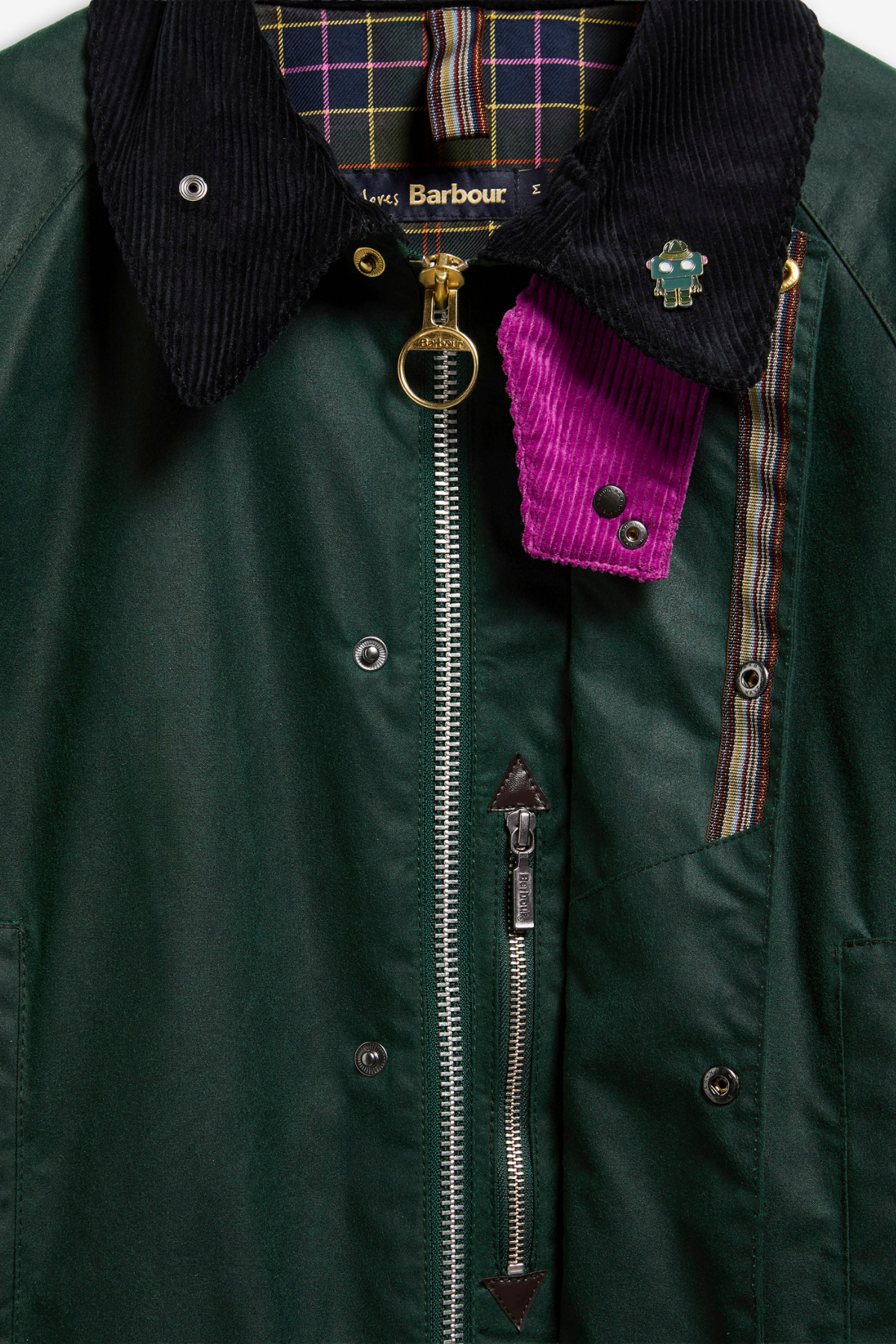 Barbour x Paul Smith Gamefair Yağlı Ceket GN75 Bottle