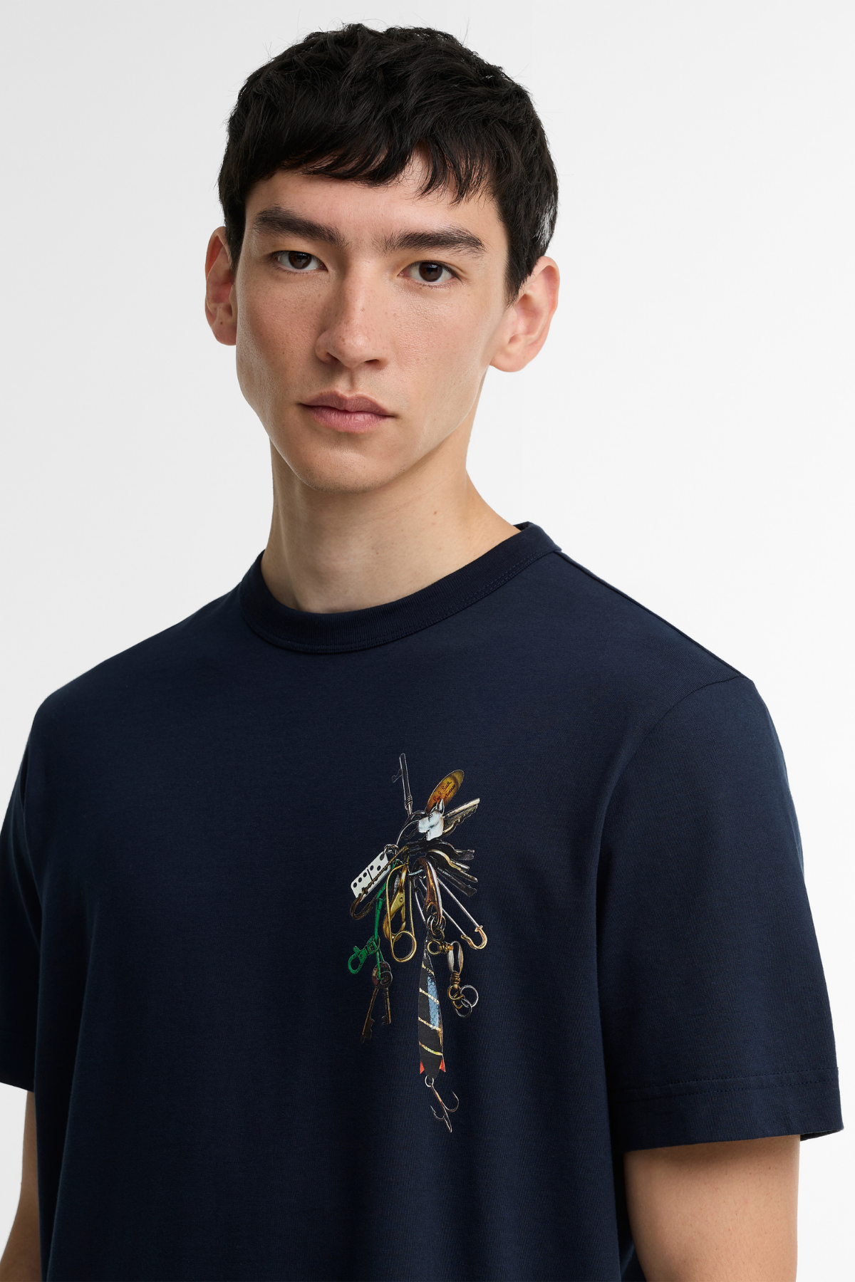 Barbour x Paul Smith Key T-Shirt NY91 Navy