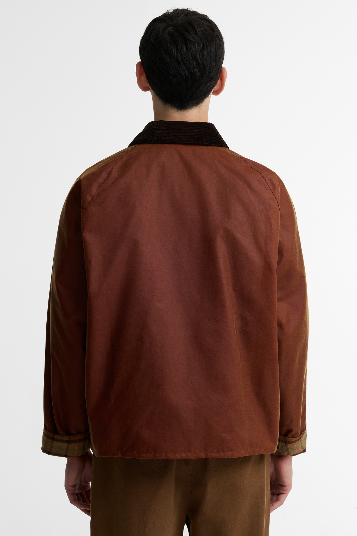 Barbour x Paul Smith Key Tport Yağlı Ceket BR71 Russet Brown