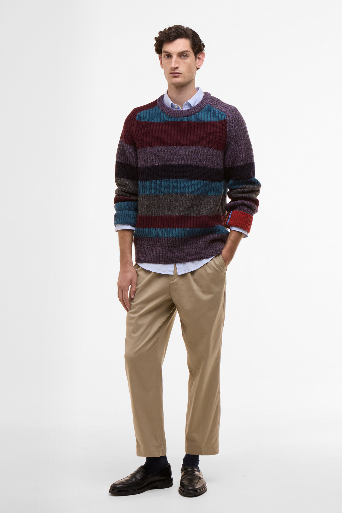 Barbour x Paul Smith Multi Striped Kazak MI11 Multi Stripe