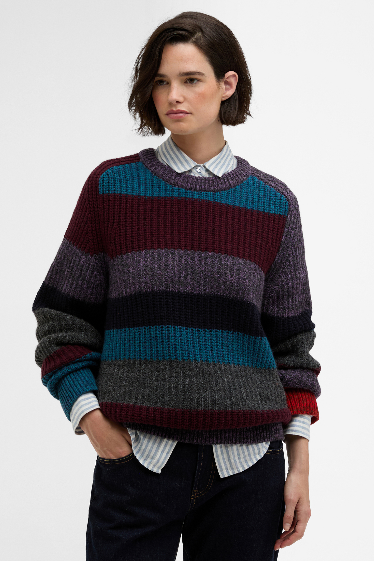 Barbour x Paul Smith Multi Striped Kazak MI11 Multi Stripe