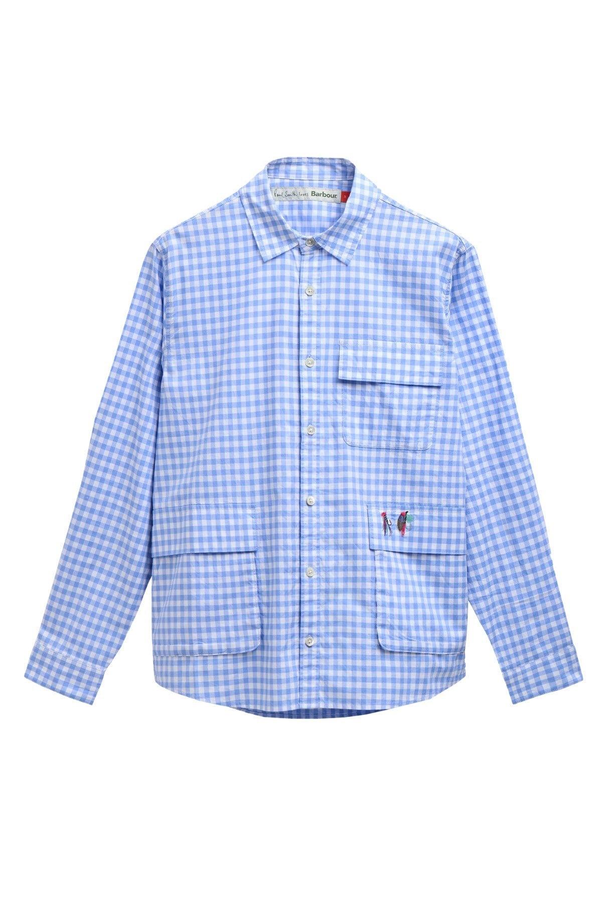 Barbour X Paul Smith Rawling Gömlek BL54 Mid Blue