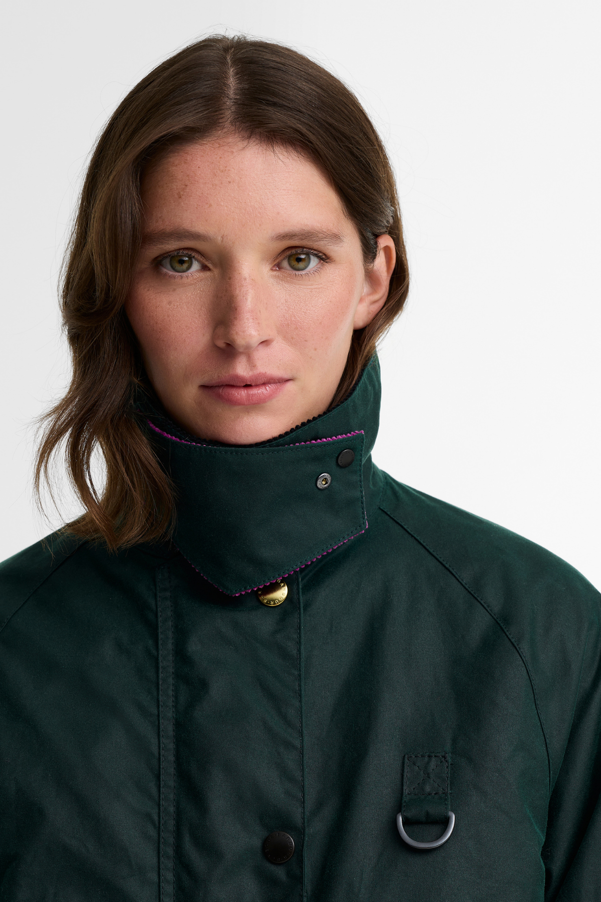 Barbour x Paul Smith Spey Long Yağlı Ceket GN75 Bottle