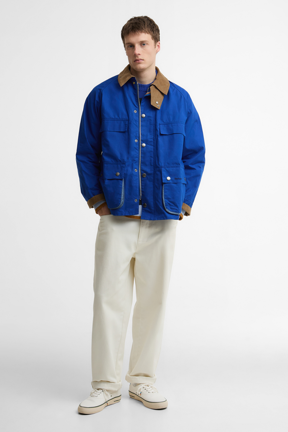Barbour x  Paul Smith Sugarlump Bedale Casual Ceket BL51 Royal