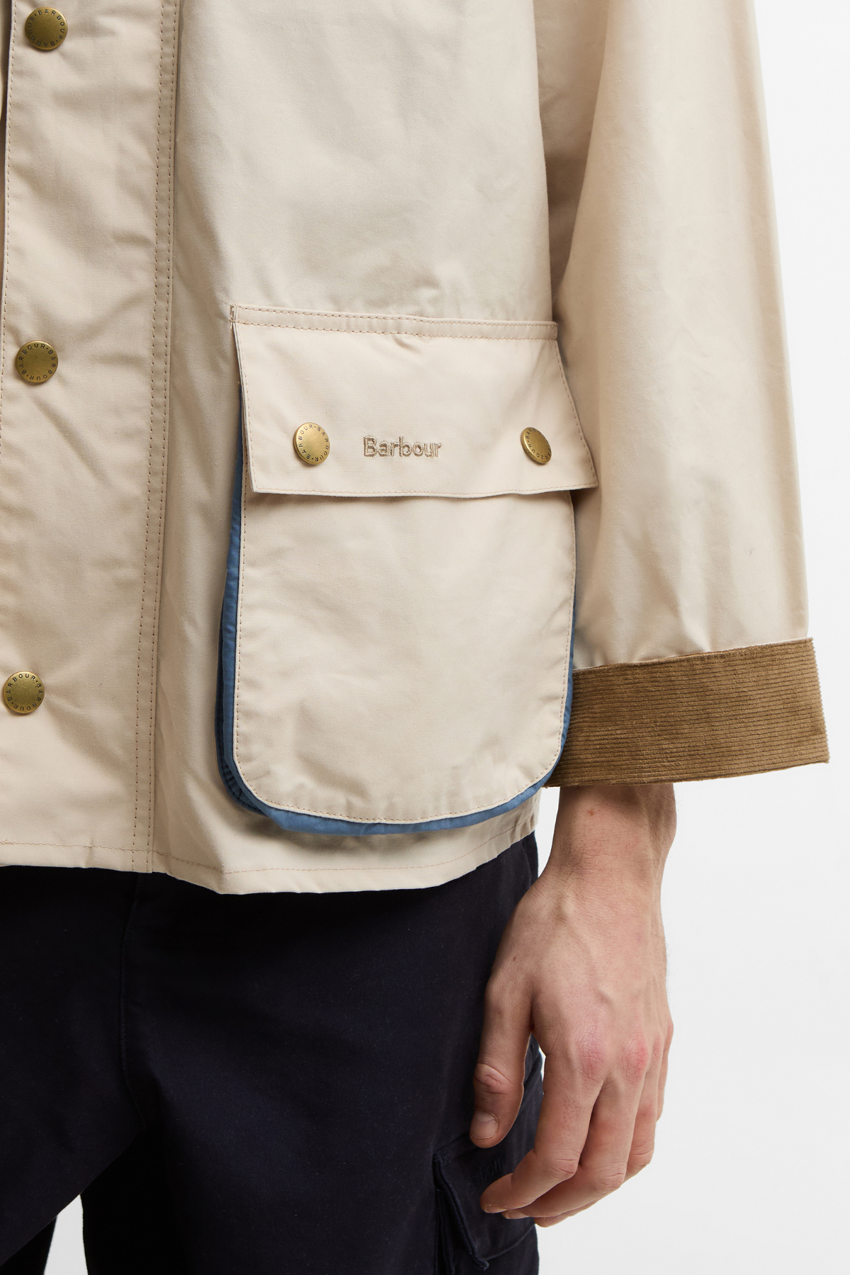 Barbour x  Paul Smith Sugarlump Bedale Casual Ceket BE11 Oatmetal