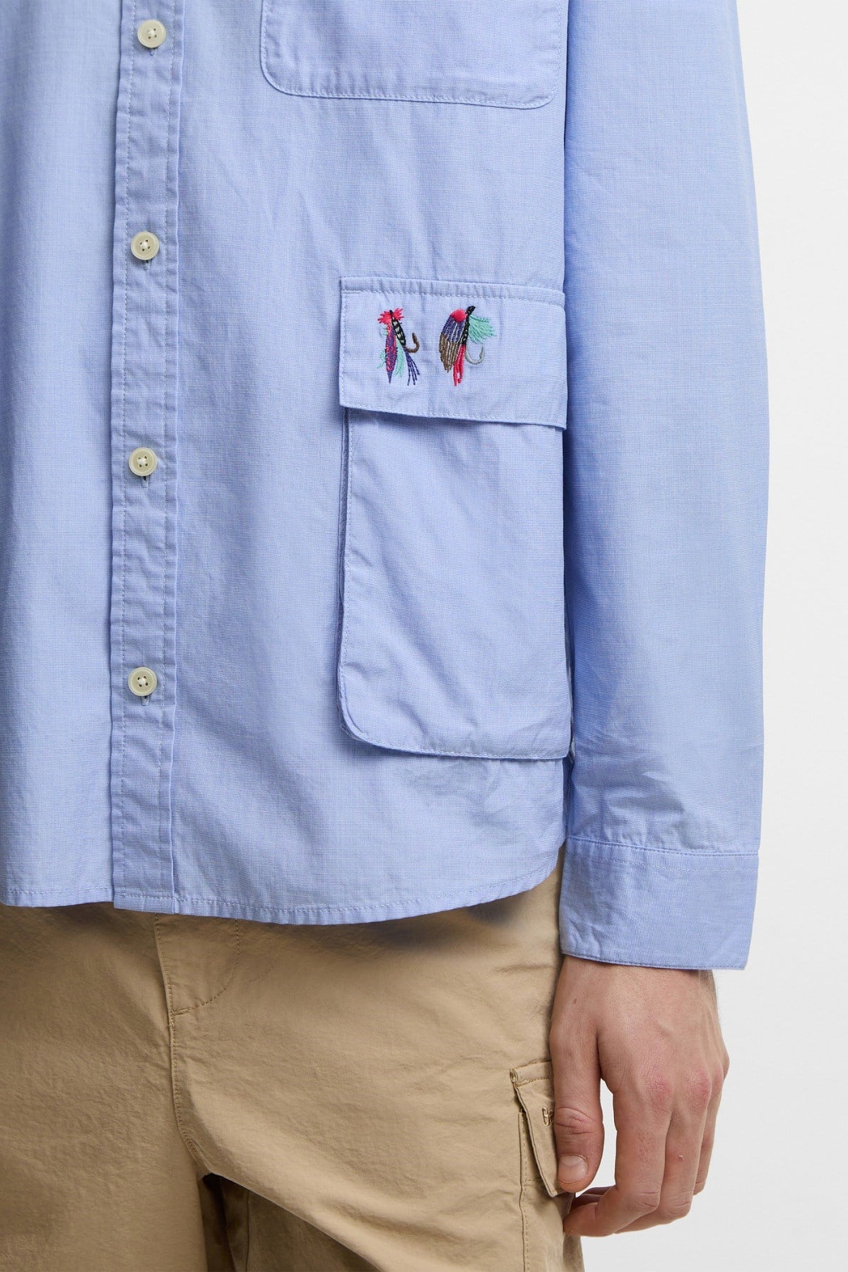 Barbour X Paul Smith Swale Gömlek BL54 Mid Blue