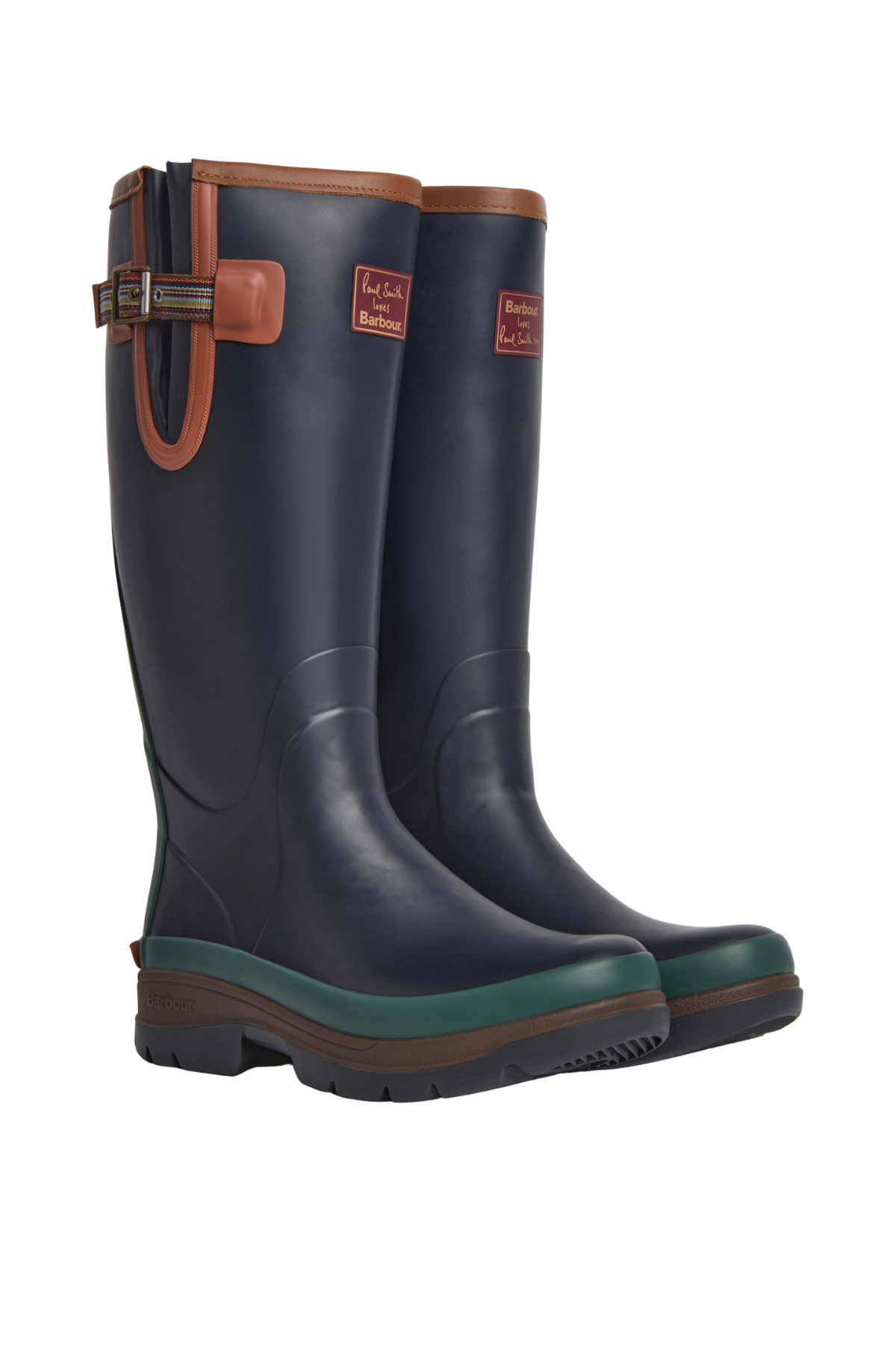 Barbour x Paul Smith Tall Çizme NY91 Navy