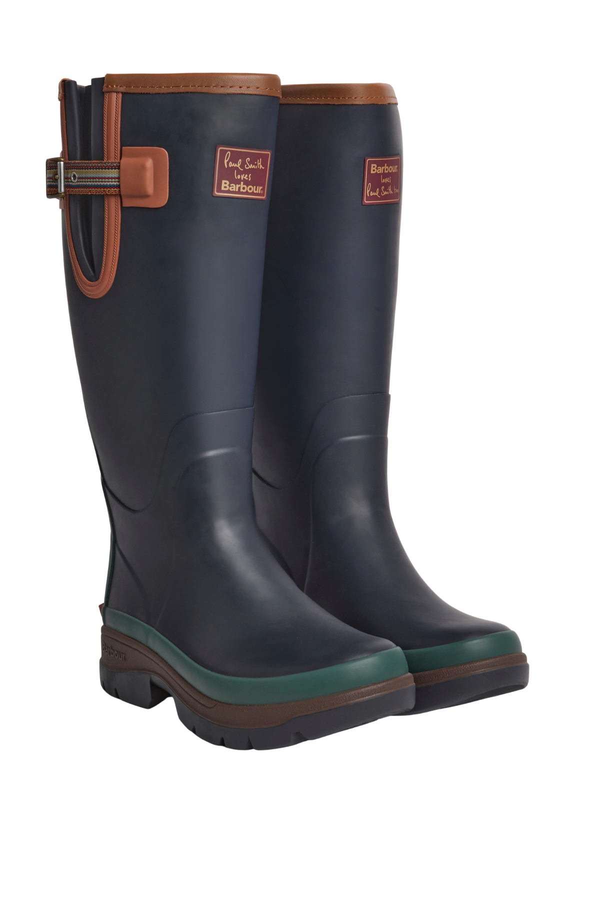 Barbour x Paul Smith Tall Çizme NY91 Navy