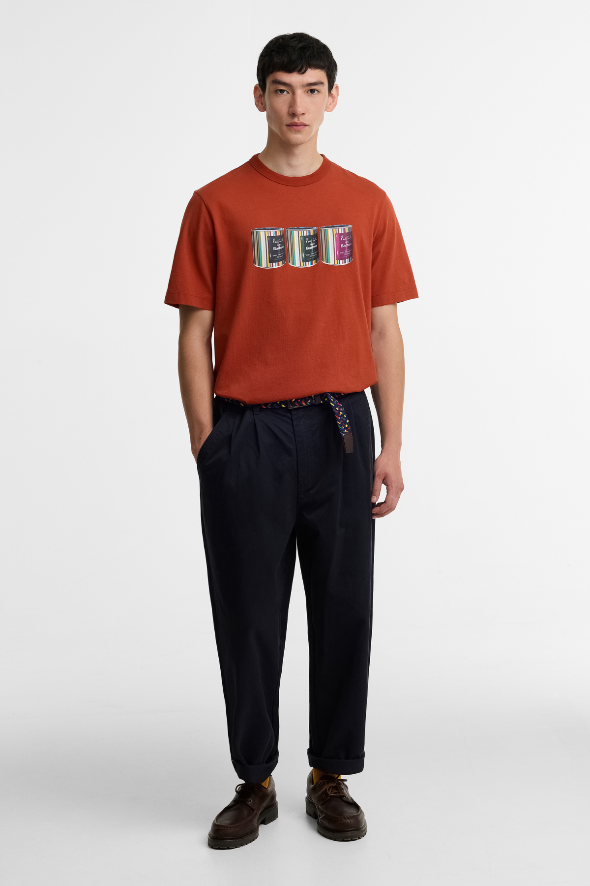 Barbour x Paul Smith Tin T-Shirt BR37 Russet