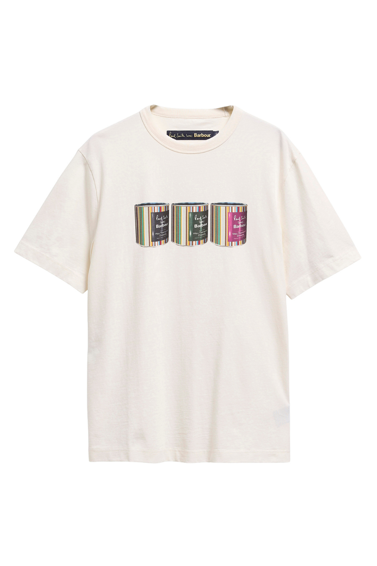 Barbour x Paul Smith Tin T-Shirt WH32 Whisper White