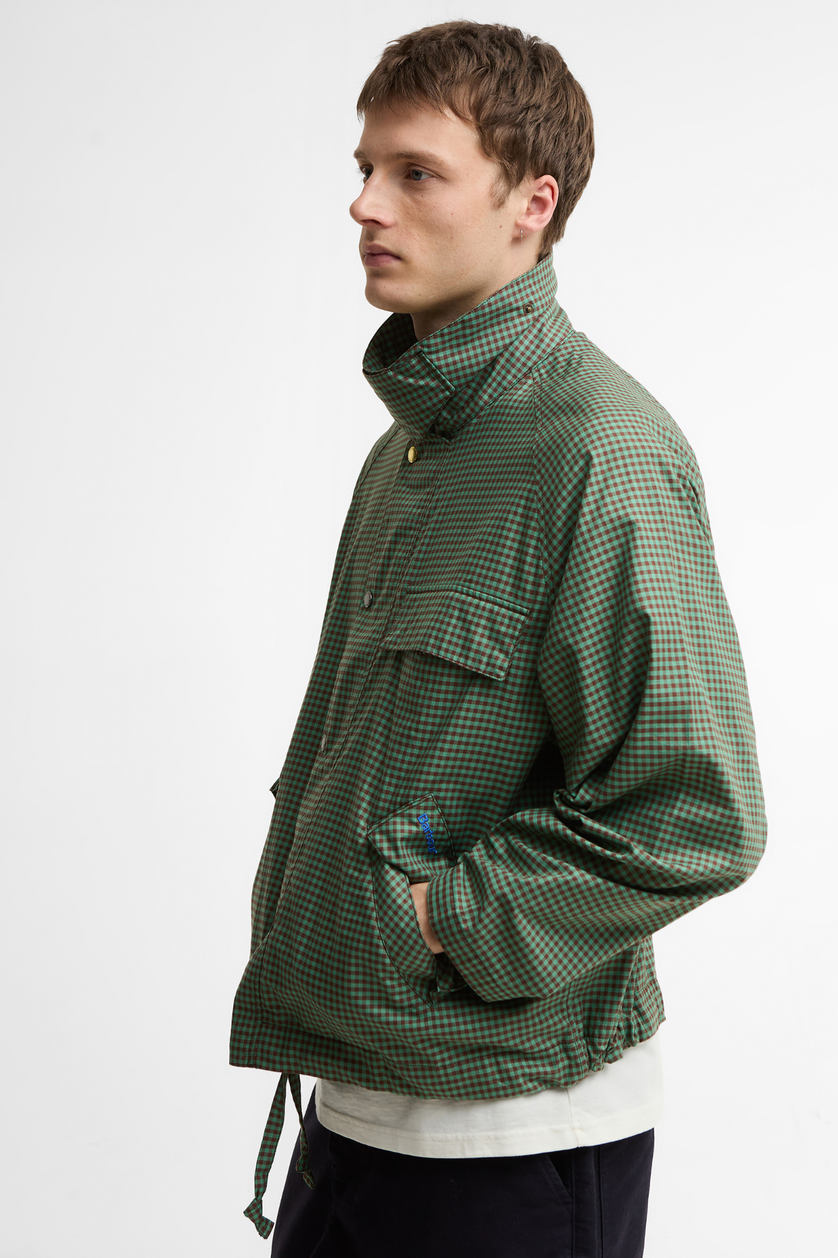 Barbour x Paul Smith Transport Shirt Casual Ceket GN52 Green/Brown