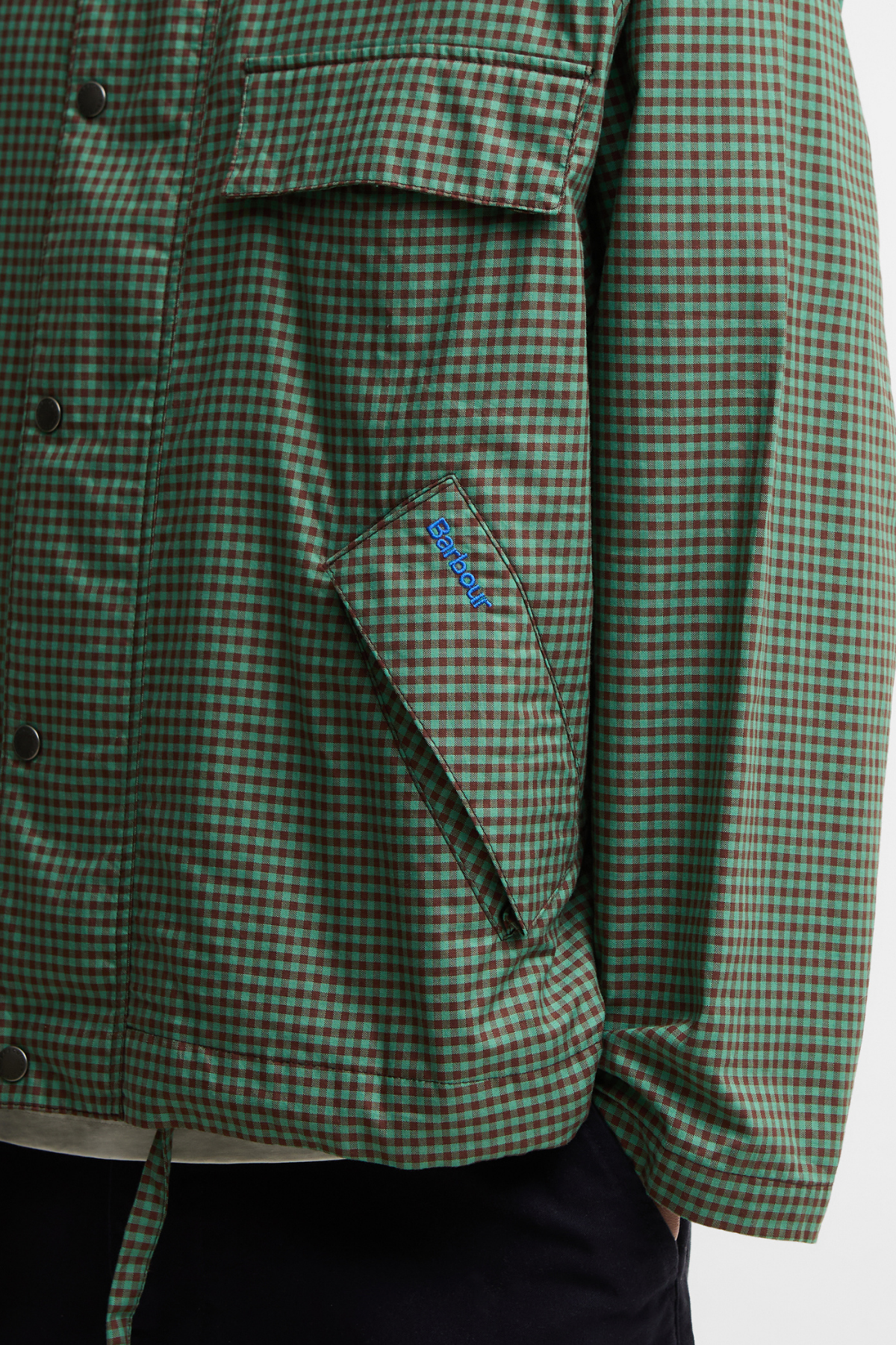 Barbour x Paul Smith Transport Shirt Casual Ceket GN52 Green/Brown