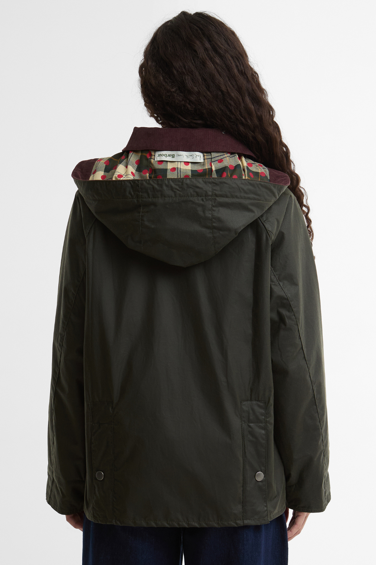 Barbour x Paul Smith Women's Bedale Yağlı Ceket OL51 Archive Olive/ Ancient/Winterberry