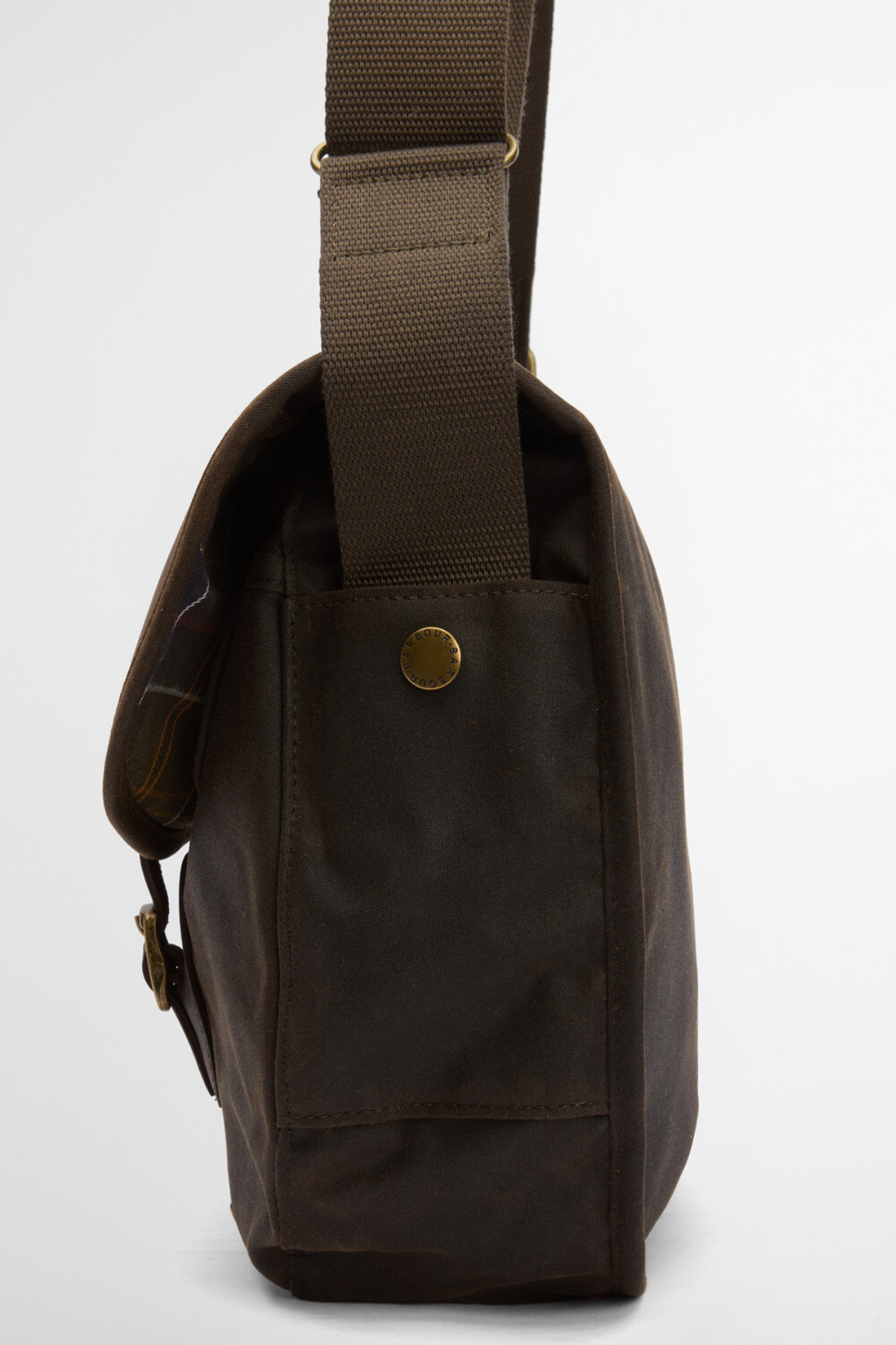Barbour Yağlı Deri Tarras Postacı Çantası OL71 Olive
