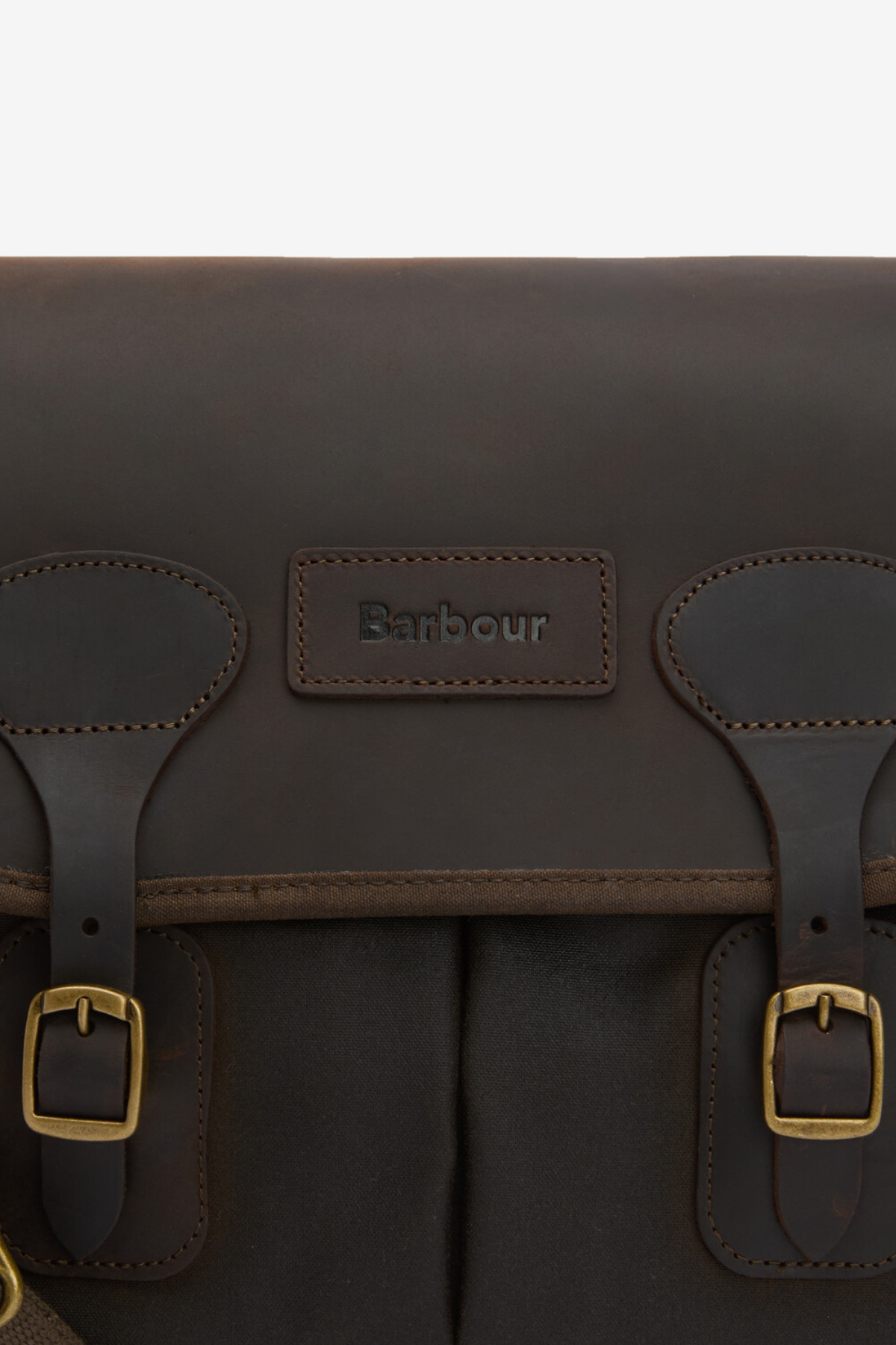 Barbour Yağlı Deri Tarras Postacı Çantası OL71 Olive