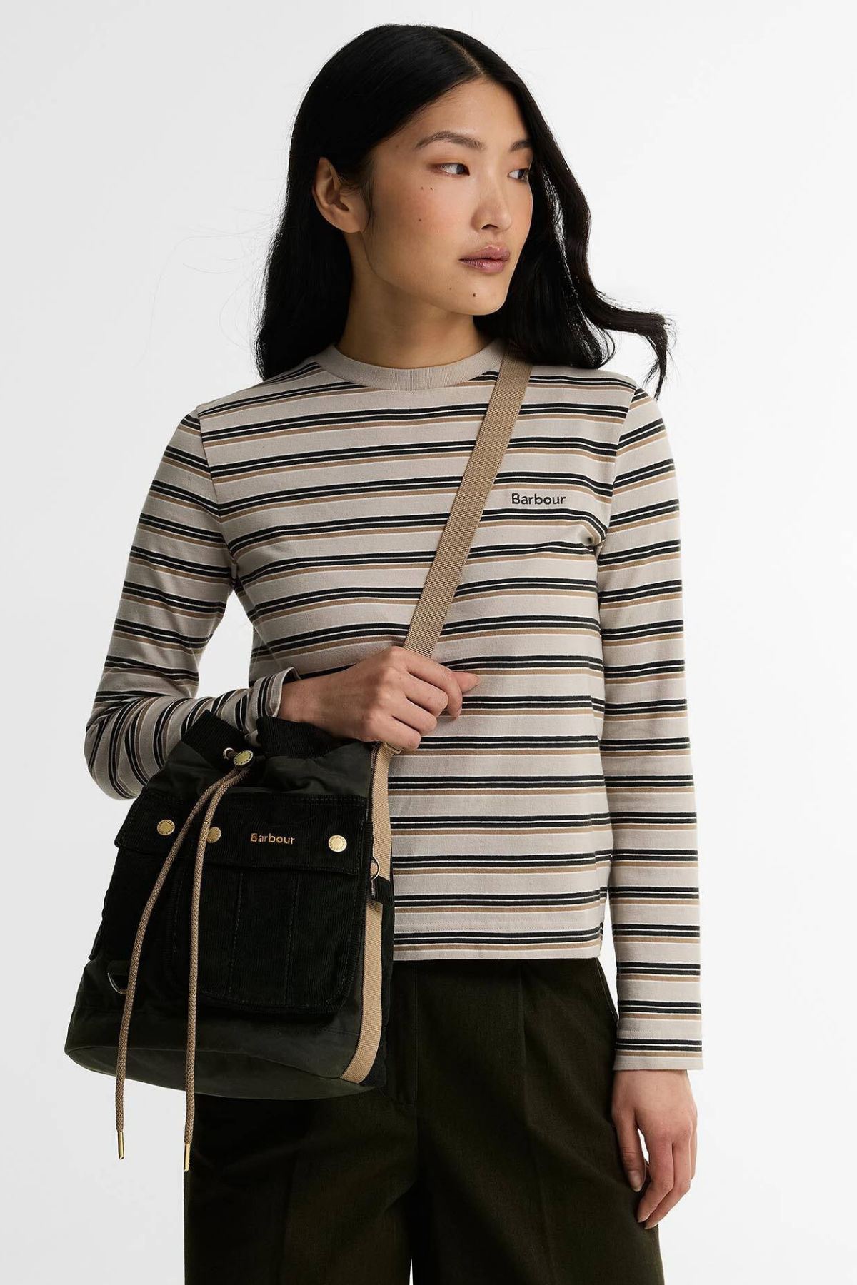 Barbour Yağlı Mia Tote Çanta OL52 Fern