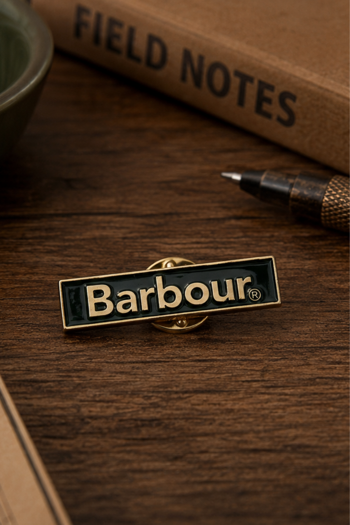 Barbour Yaka Rozeti Gold