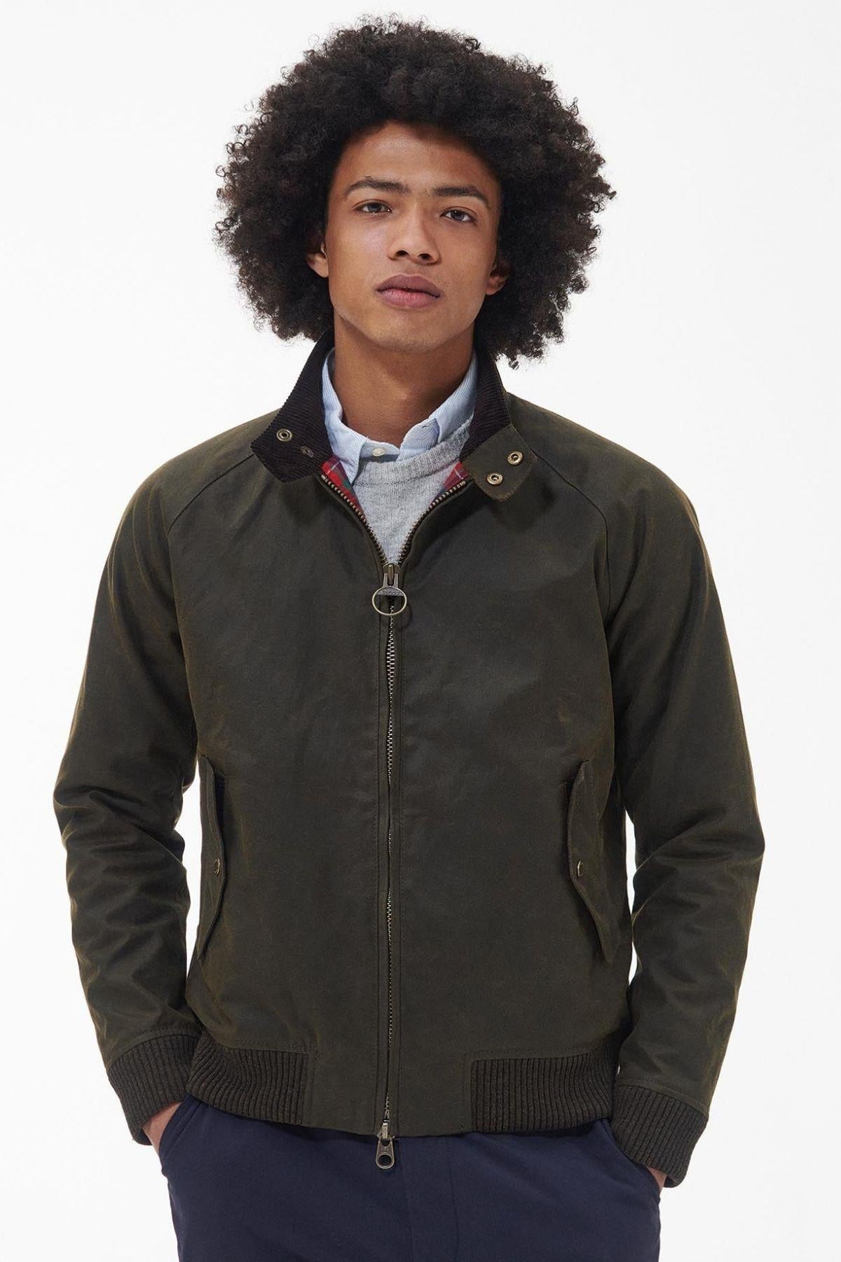 Barbour Yale Yağlı Ceket OL52 Olive