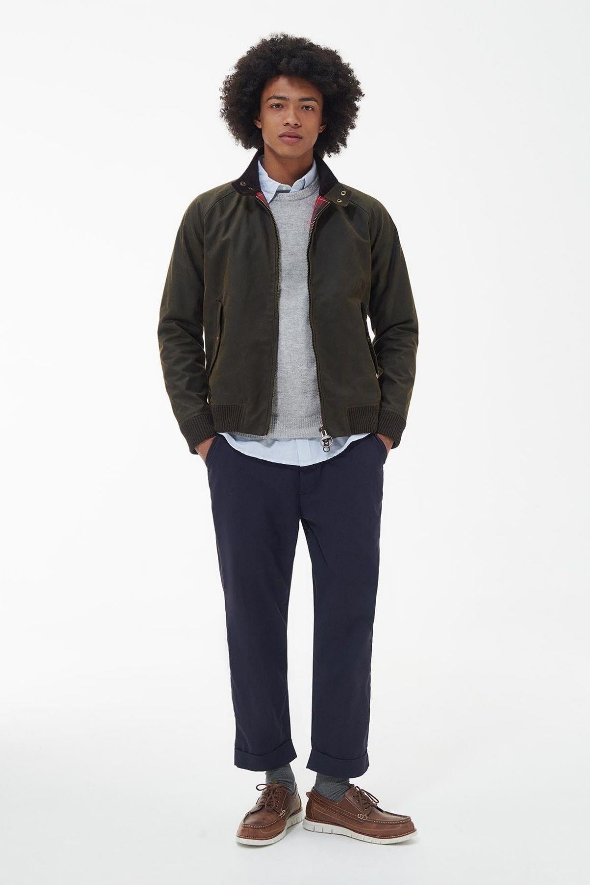 Barbour Yale Yağlı Ceket OL52 Olive