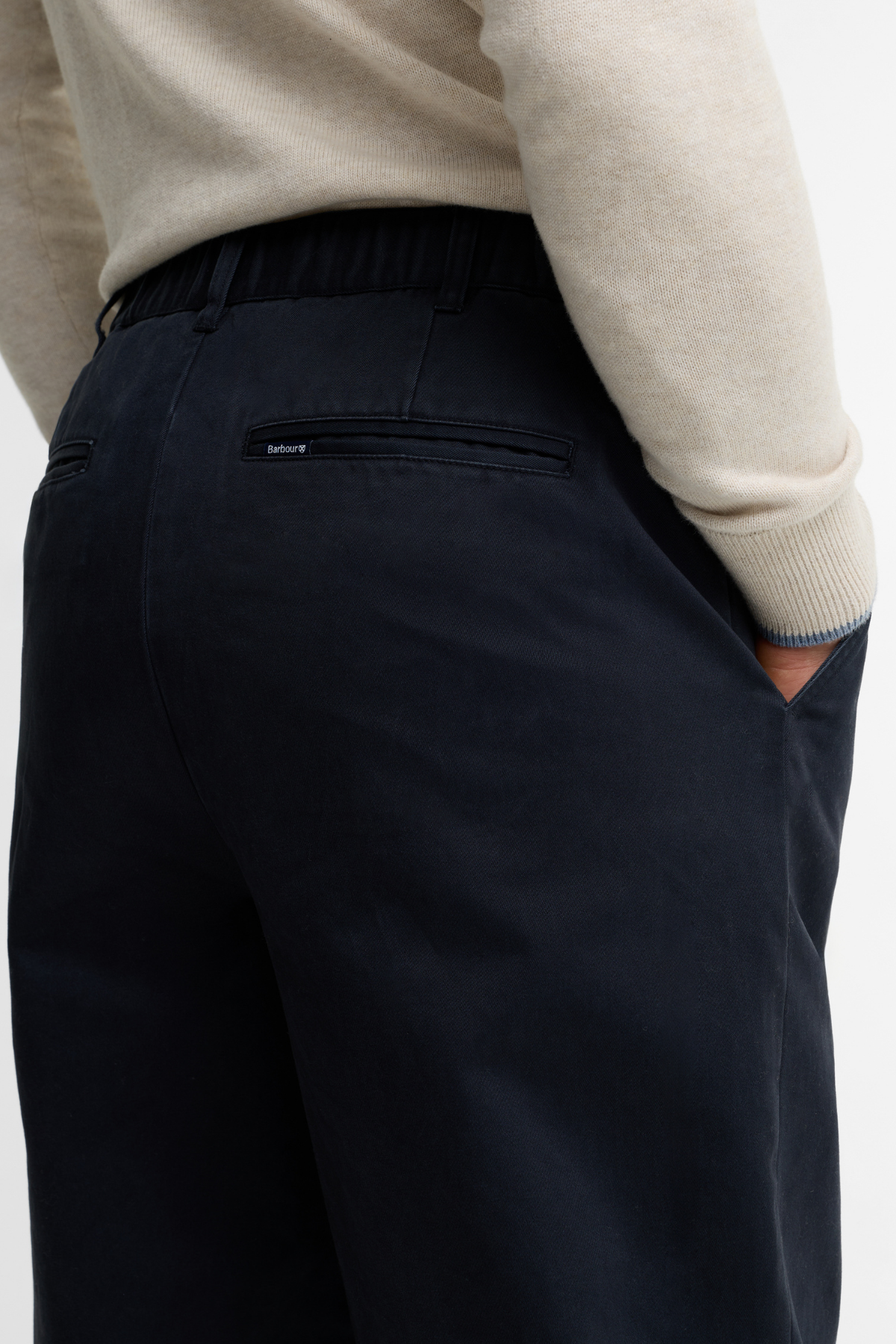 Barbour Yorklane Twill Pantolon NY74 Dark Navy