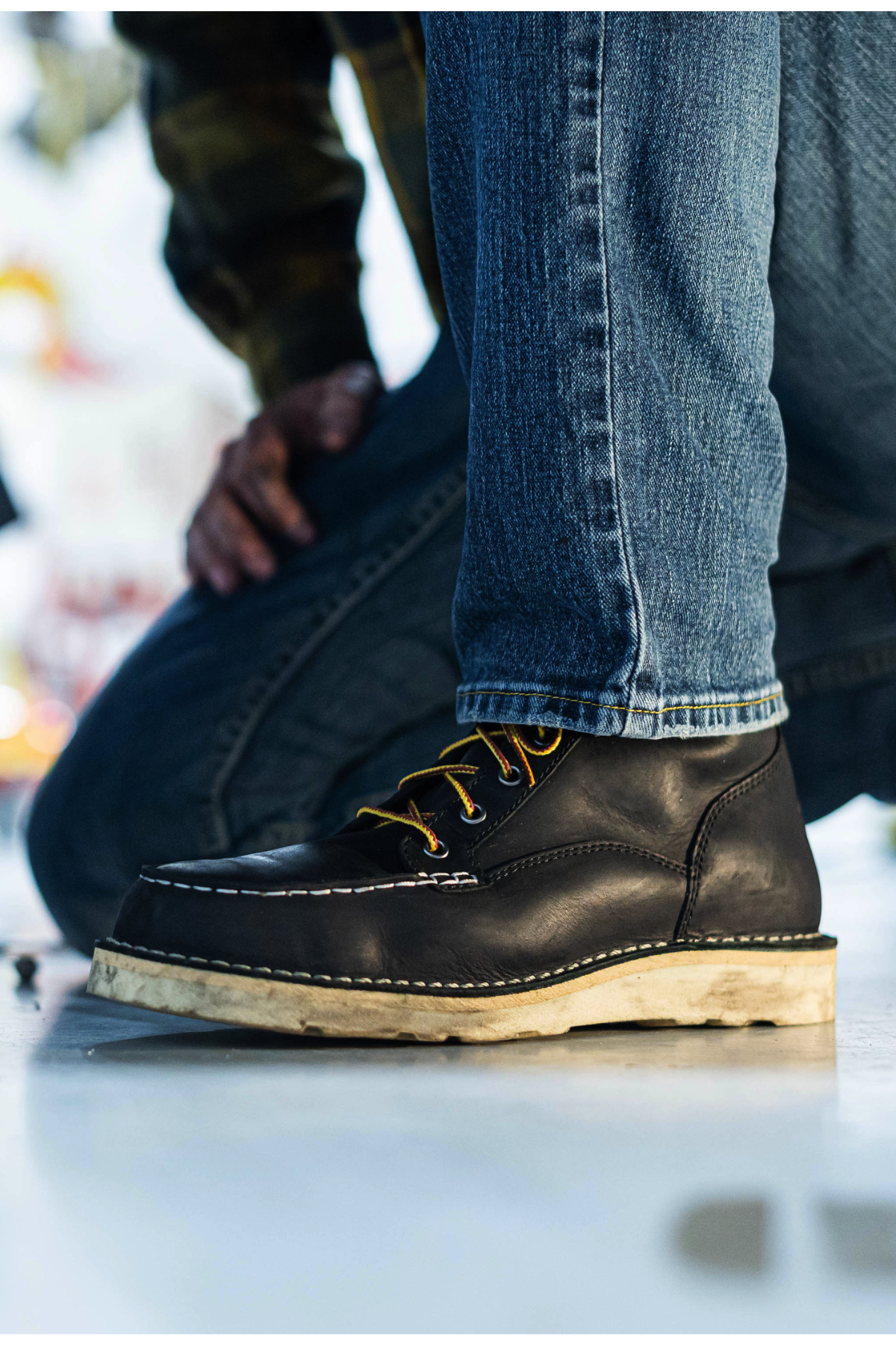 Danner Bull Run Moc Toe Bot Black