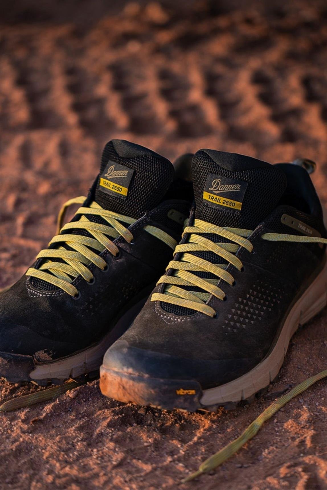 Danner Erkek Trail 2650 Campo Spor Ayakkabı Black Olive/Flax Yellow
