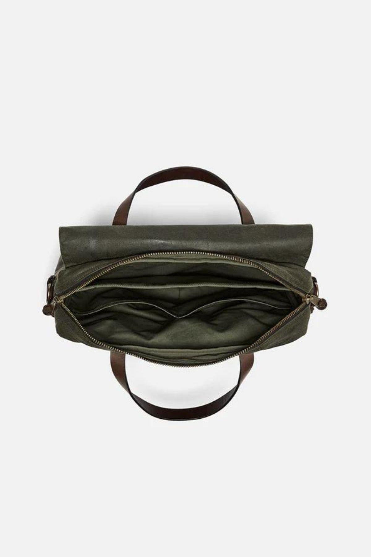 Filson 24 Hour Yağlı Evrak Çantası Otter Green