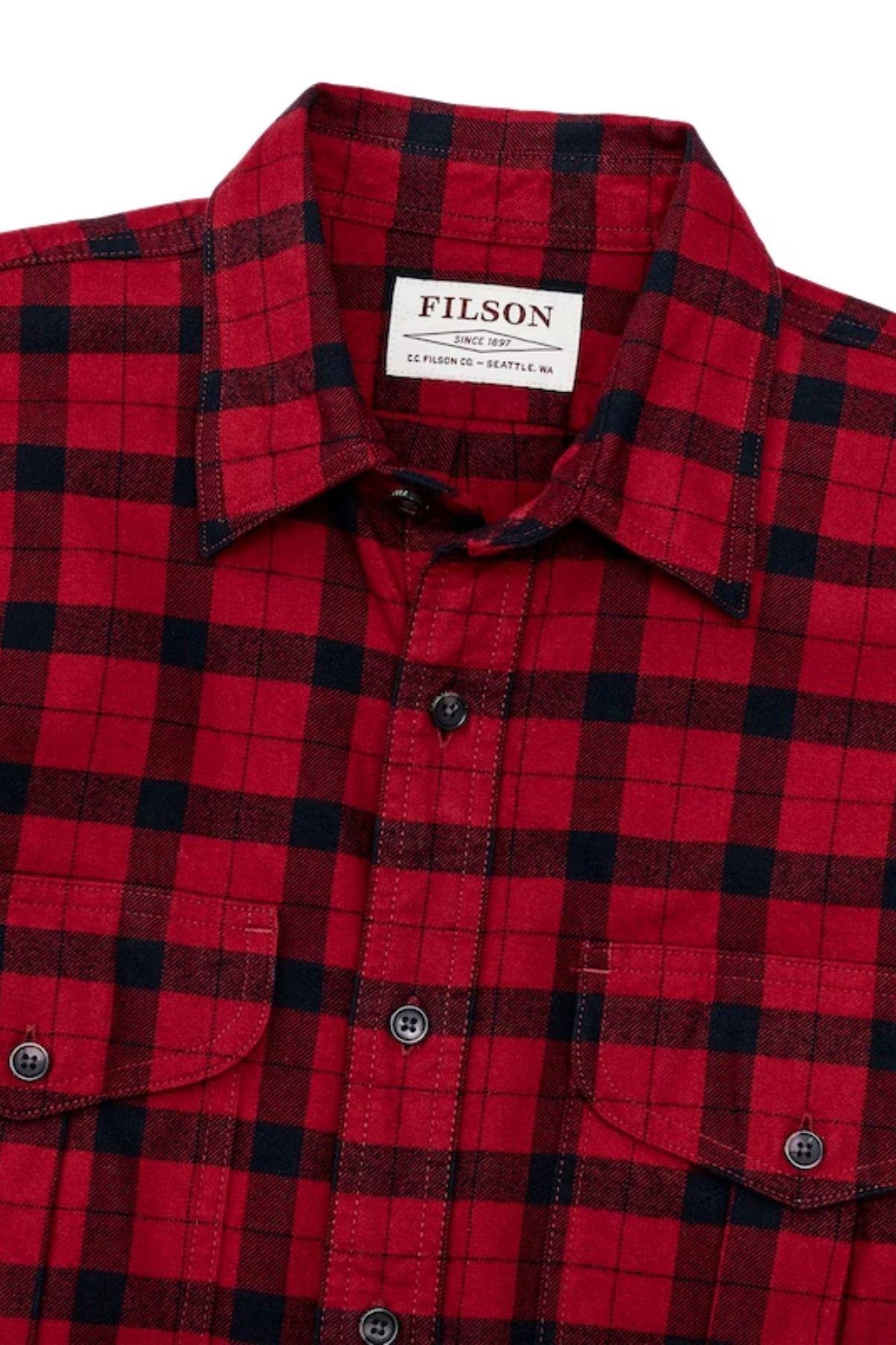Filson Alaskan Guide Gömlek Red Black