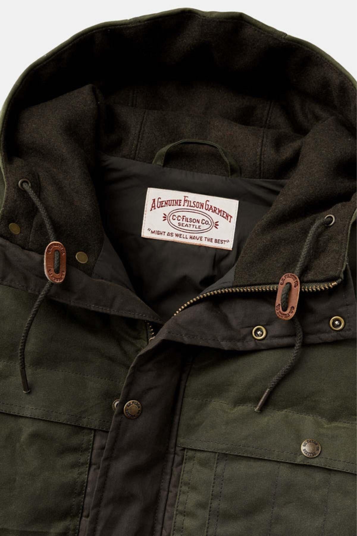 Filson Down Cruiser Yağlı Parka Otter Green