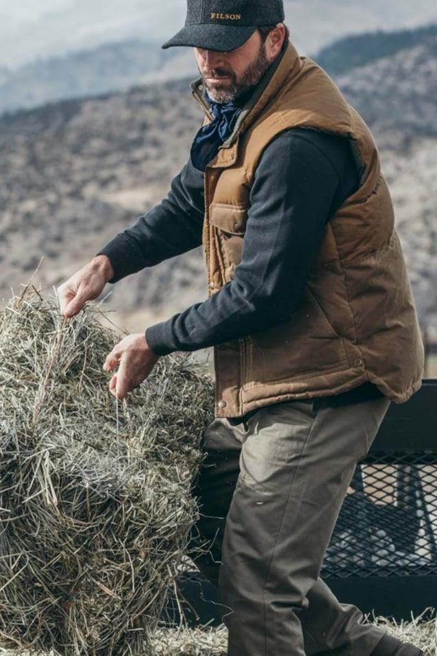 Filson Down Cruiser Yelek Dark Tan