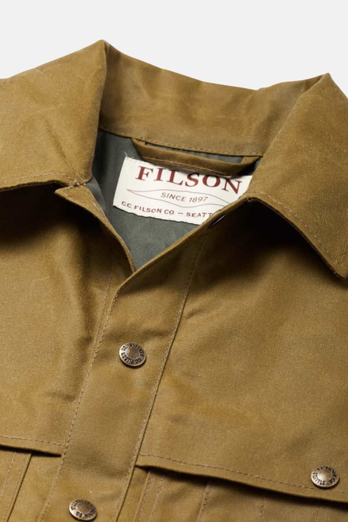Filson Lined Yağlı Cruiser Ceket Dark Tan