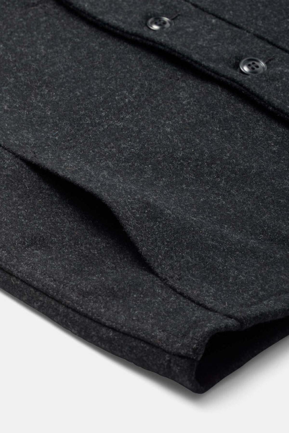 Filson Mackinaw Wool Yelek Charcoal