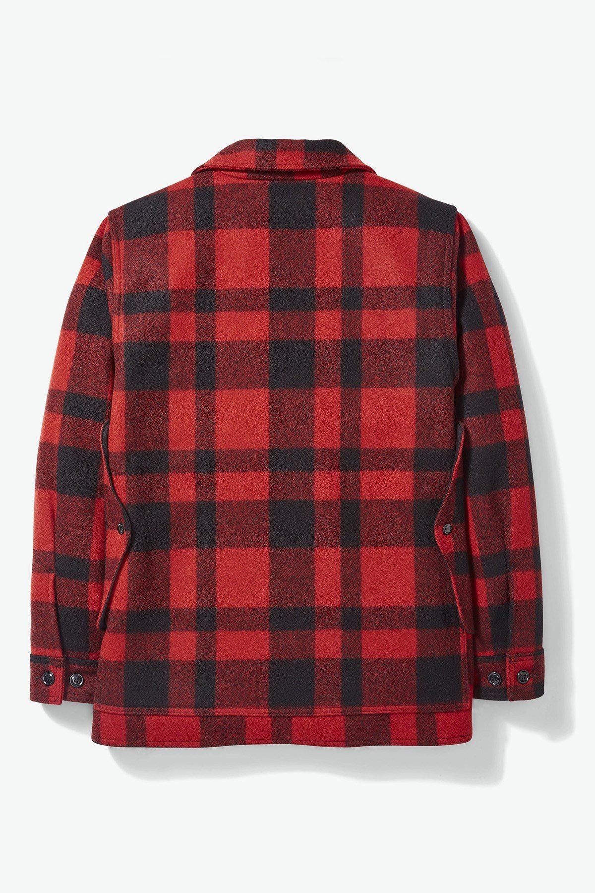 Filson Mackinaw Yün Cruiser Ceket Red-Black