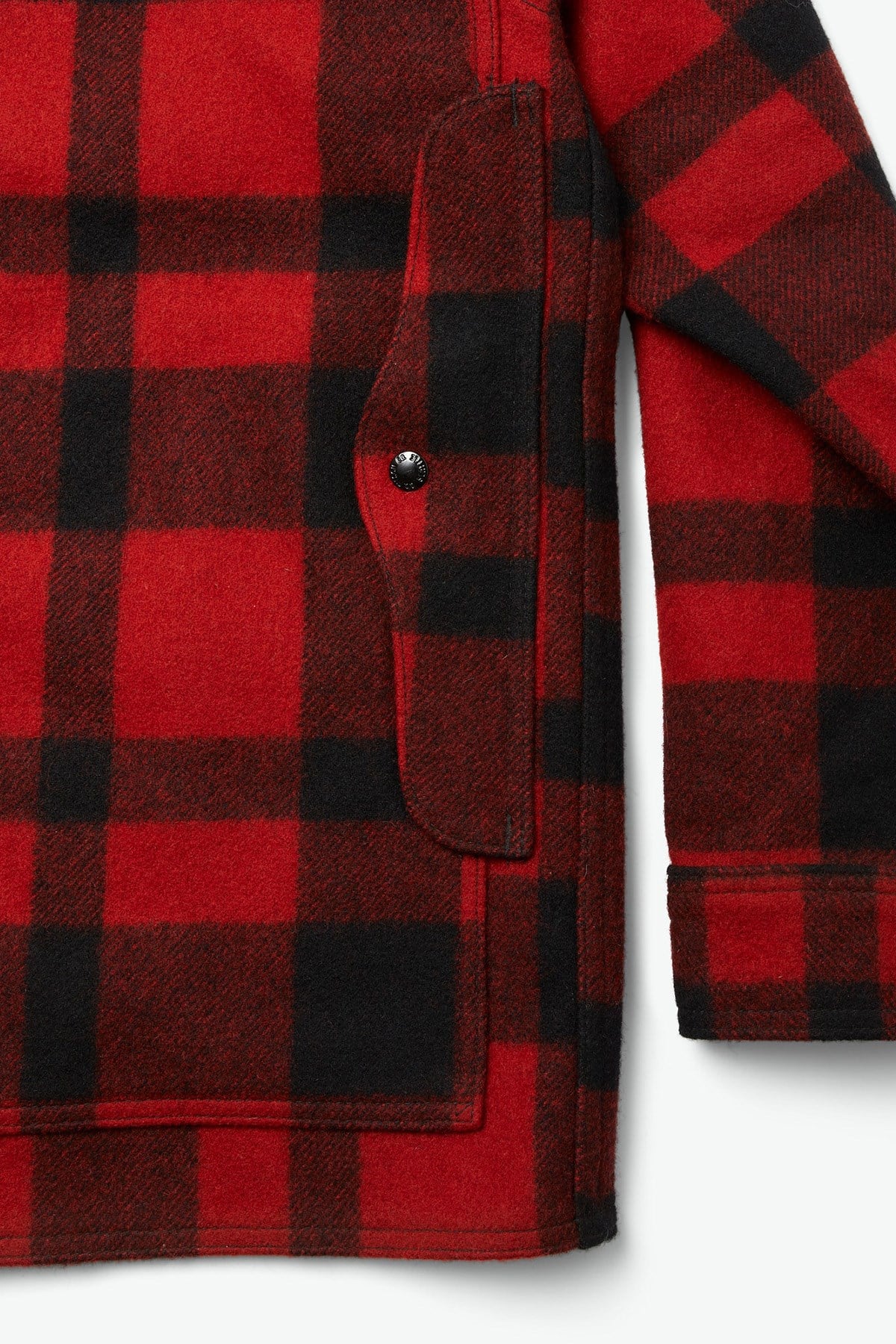 Filson Mackinaw Yün Cruiser Ceket Red-Black