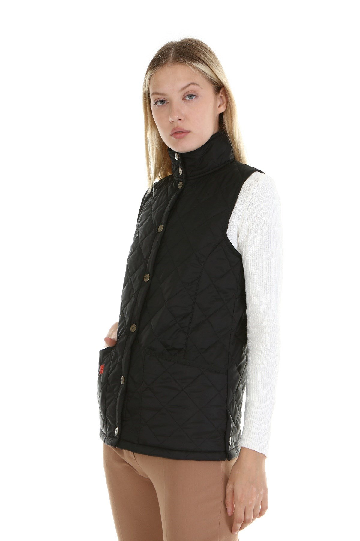 New Outdoor Kadın Warm  Yelek Siyah