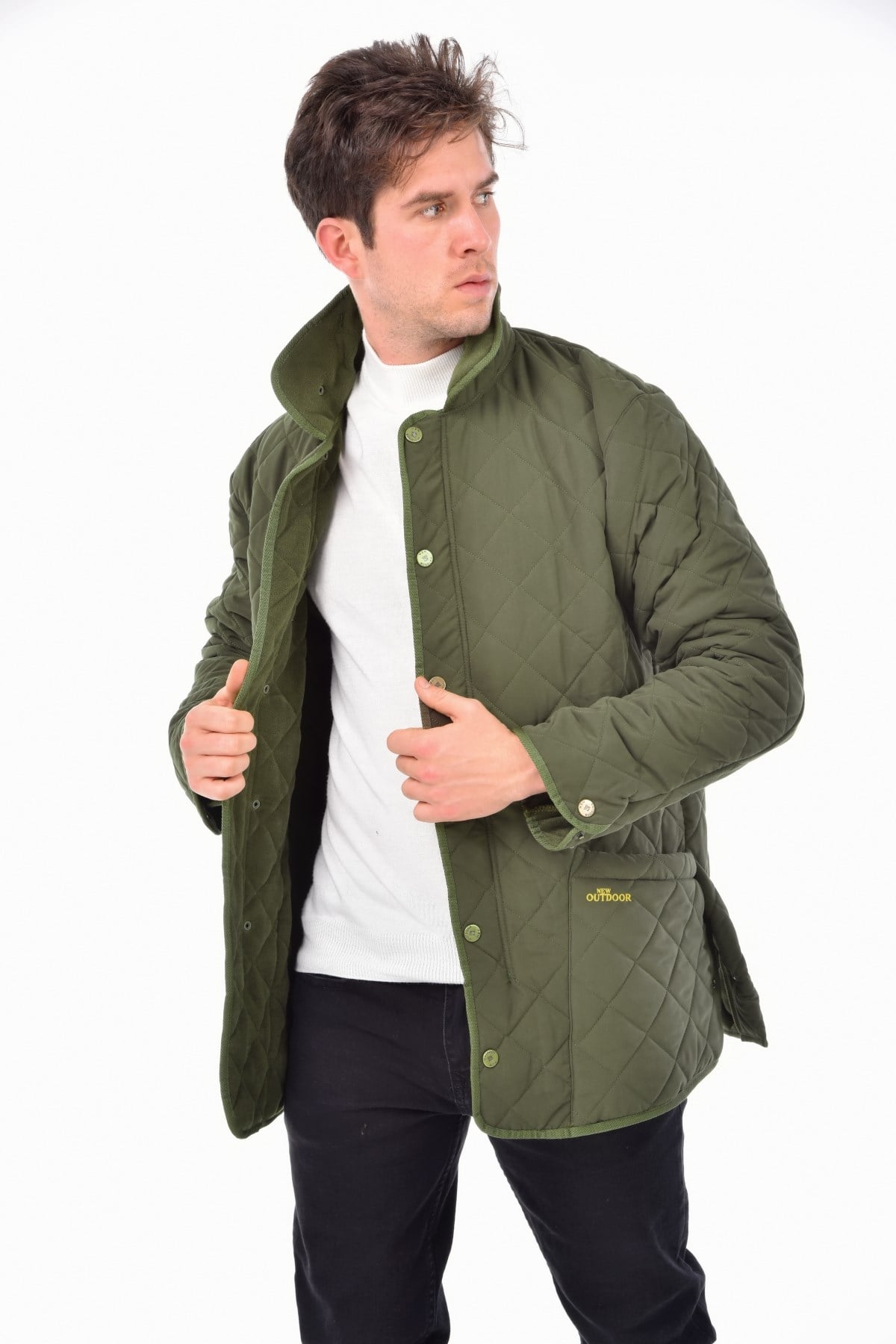 New Outdoor Polar Ceket Haki