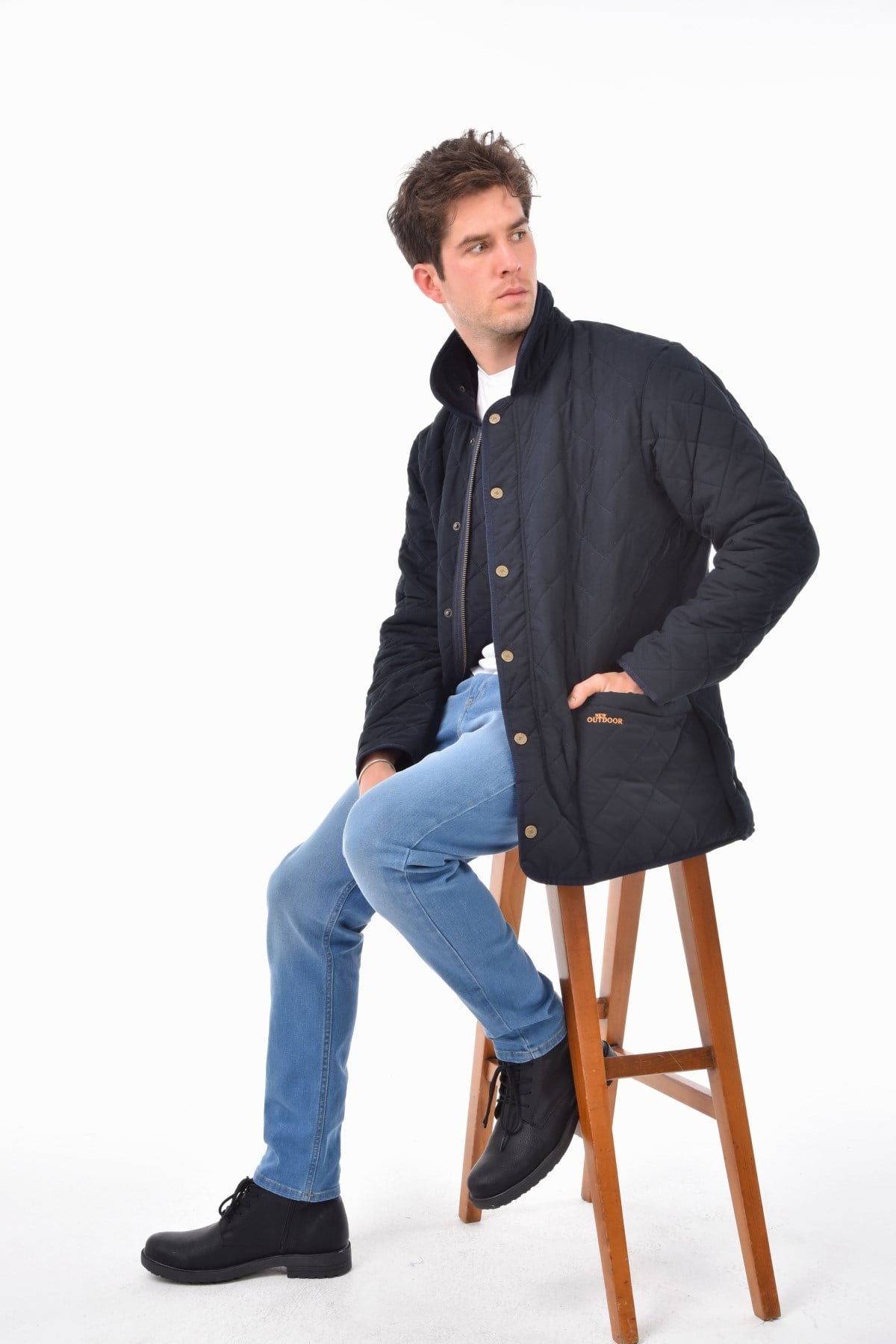 New Outdoor Polar Ceket Lacivert