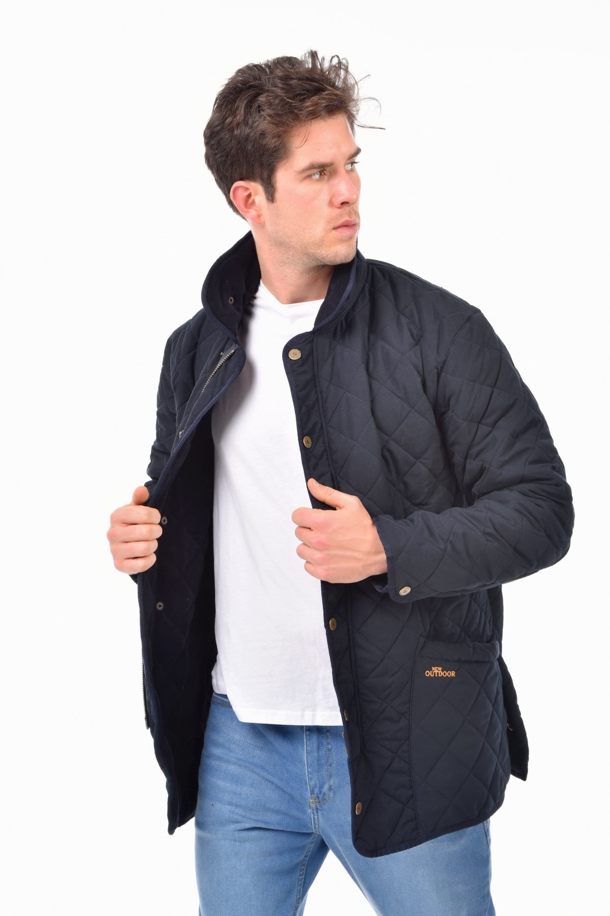 New Outdoor Polar Ceket Lacivert