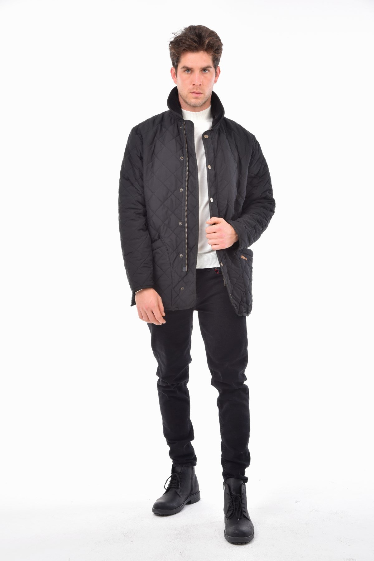 New Outdoor Polar Ceket Siyah